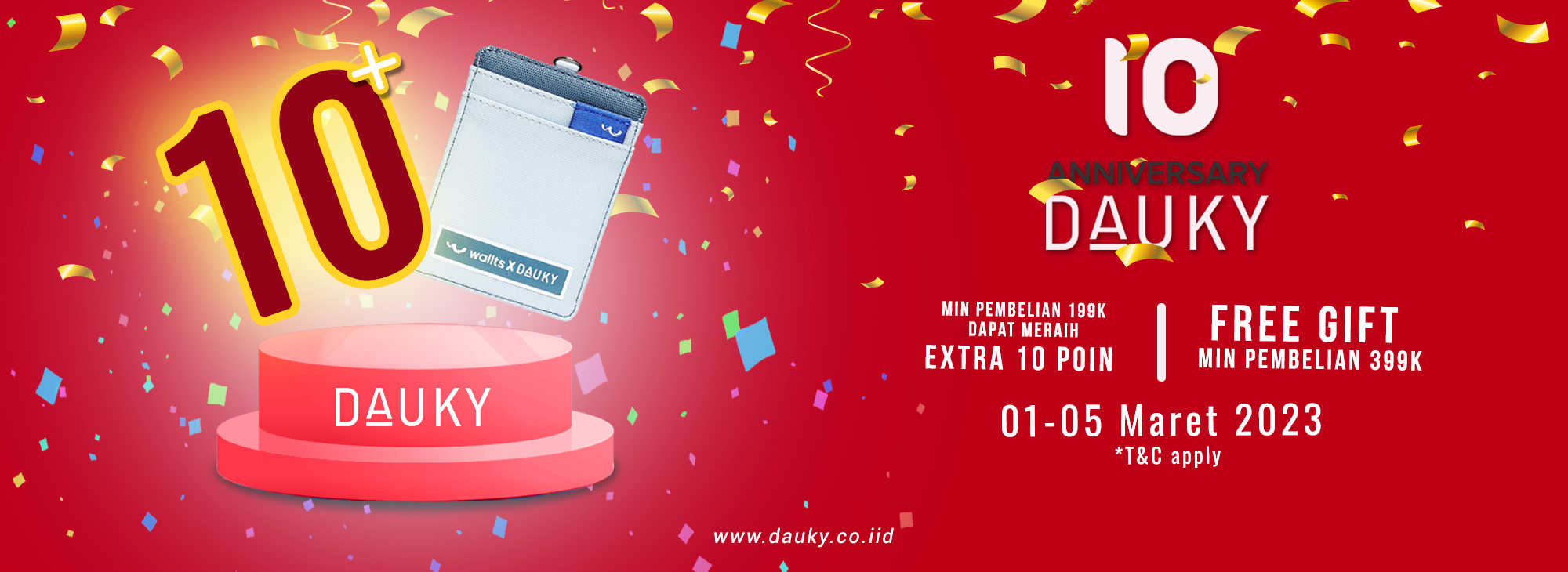 10 years anniversary DAUKY