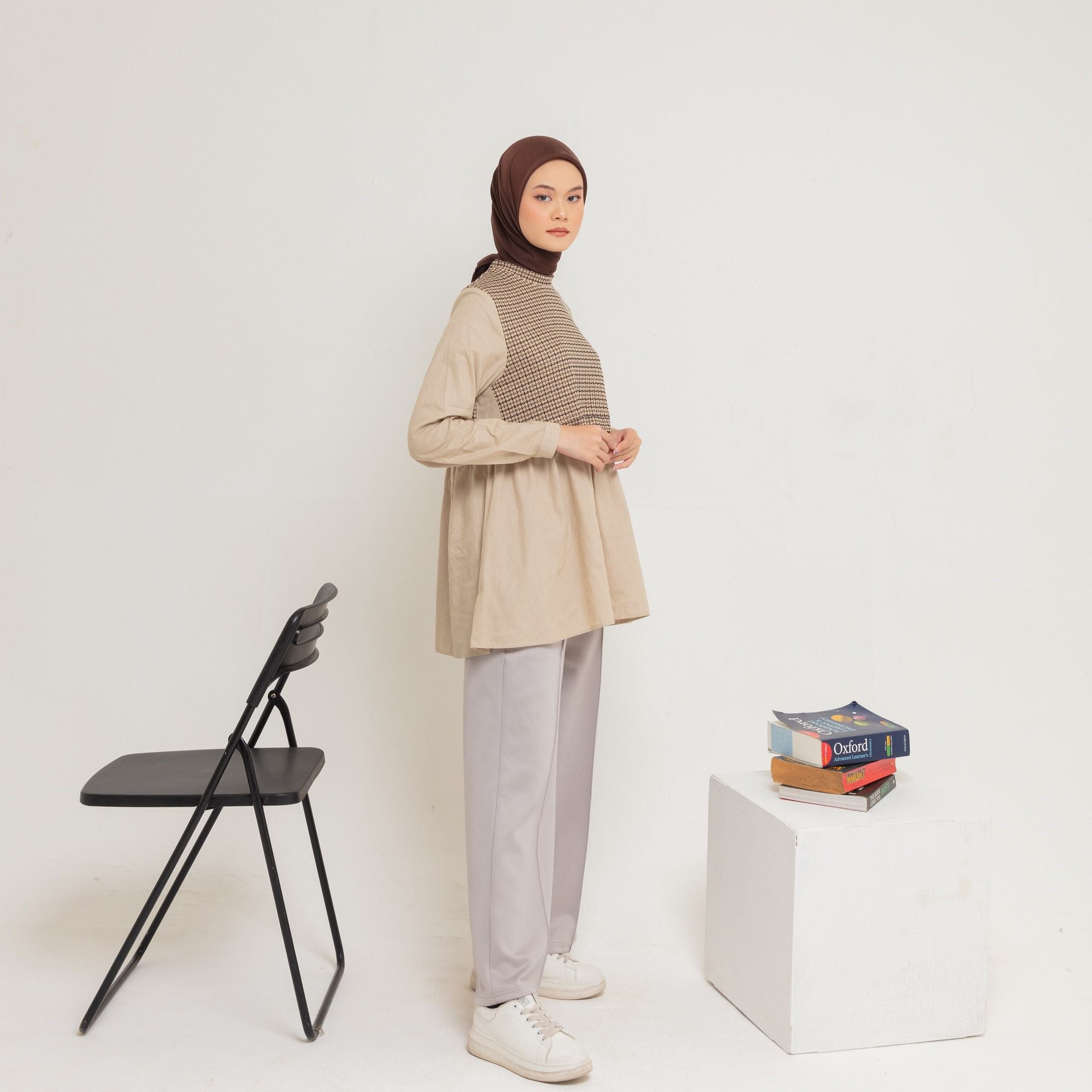 M Tunik Knit Tweed Katun