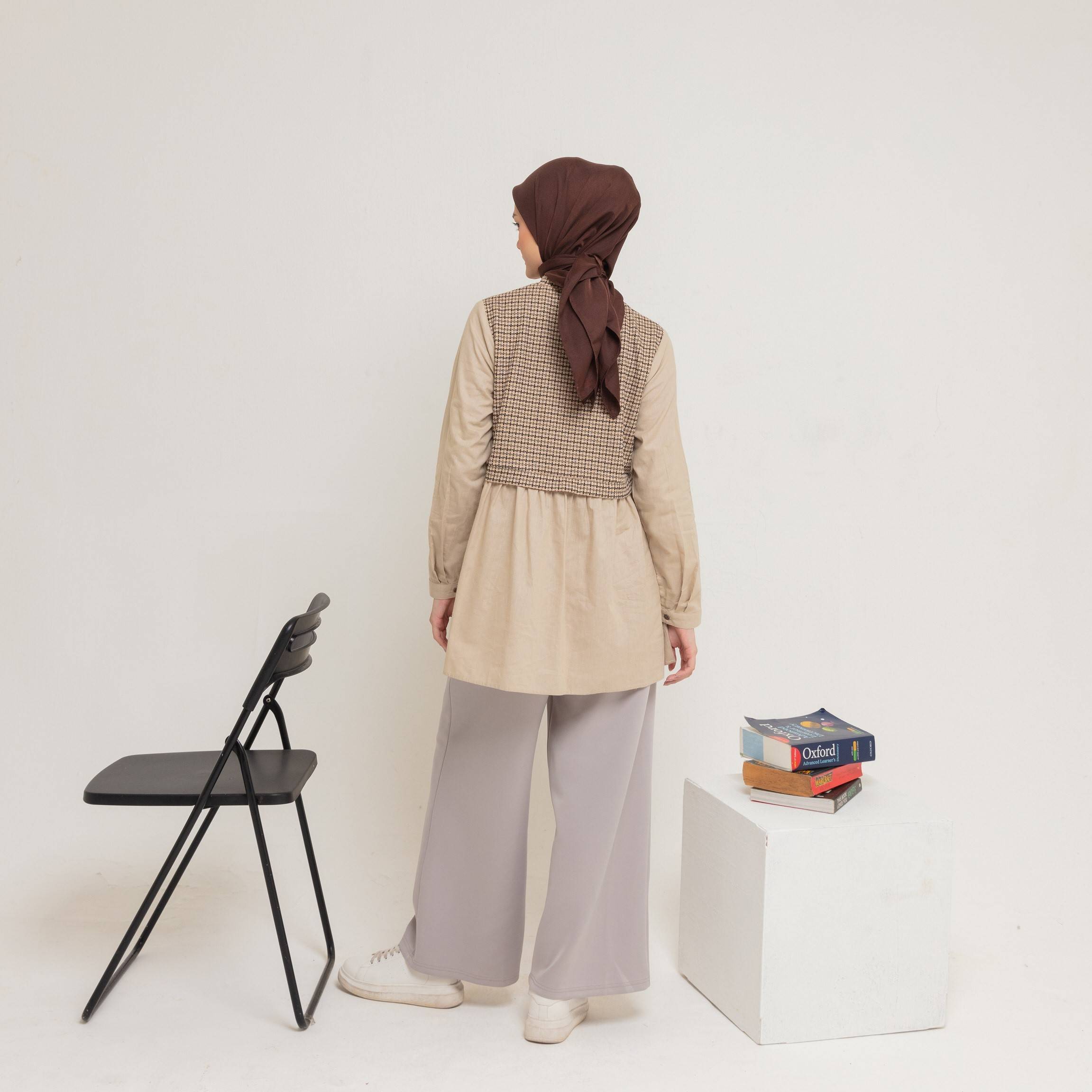 M Tunik Knit Tweed Katun