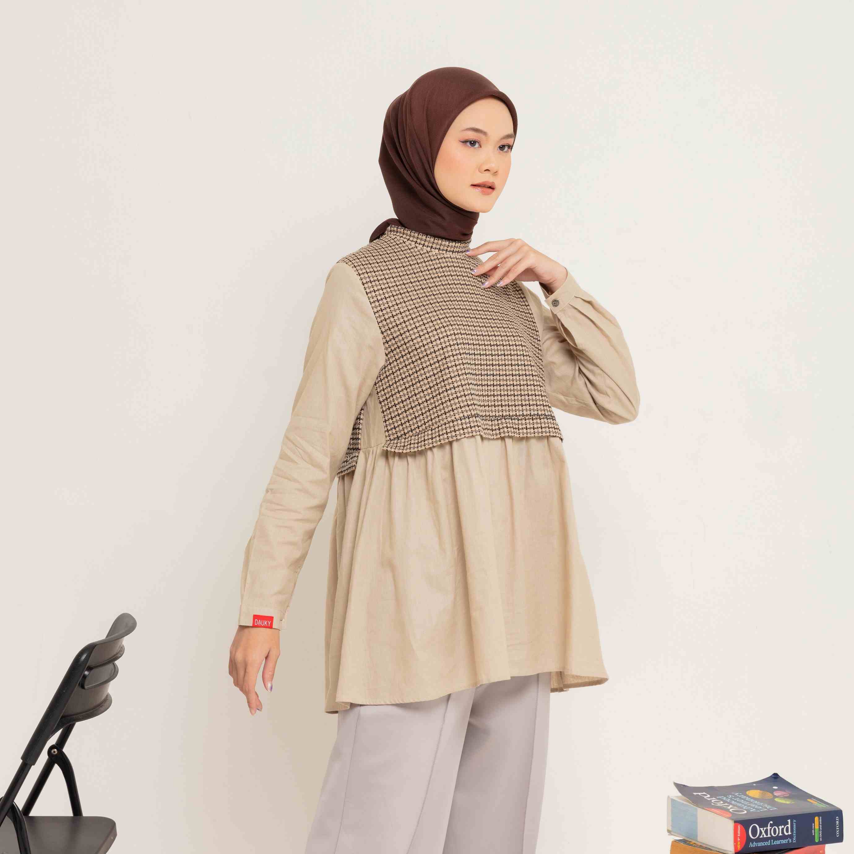 M Tunik Knit Tweed Katun