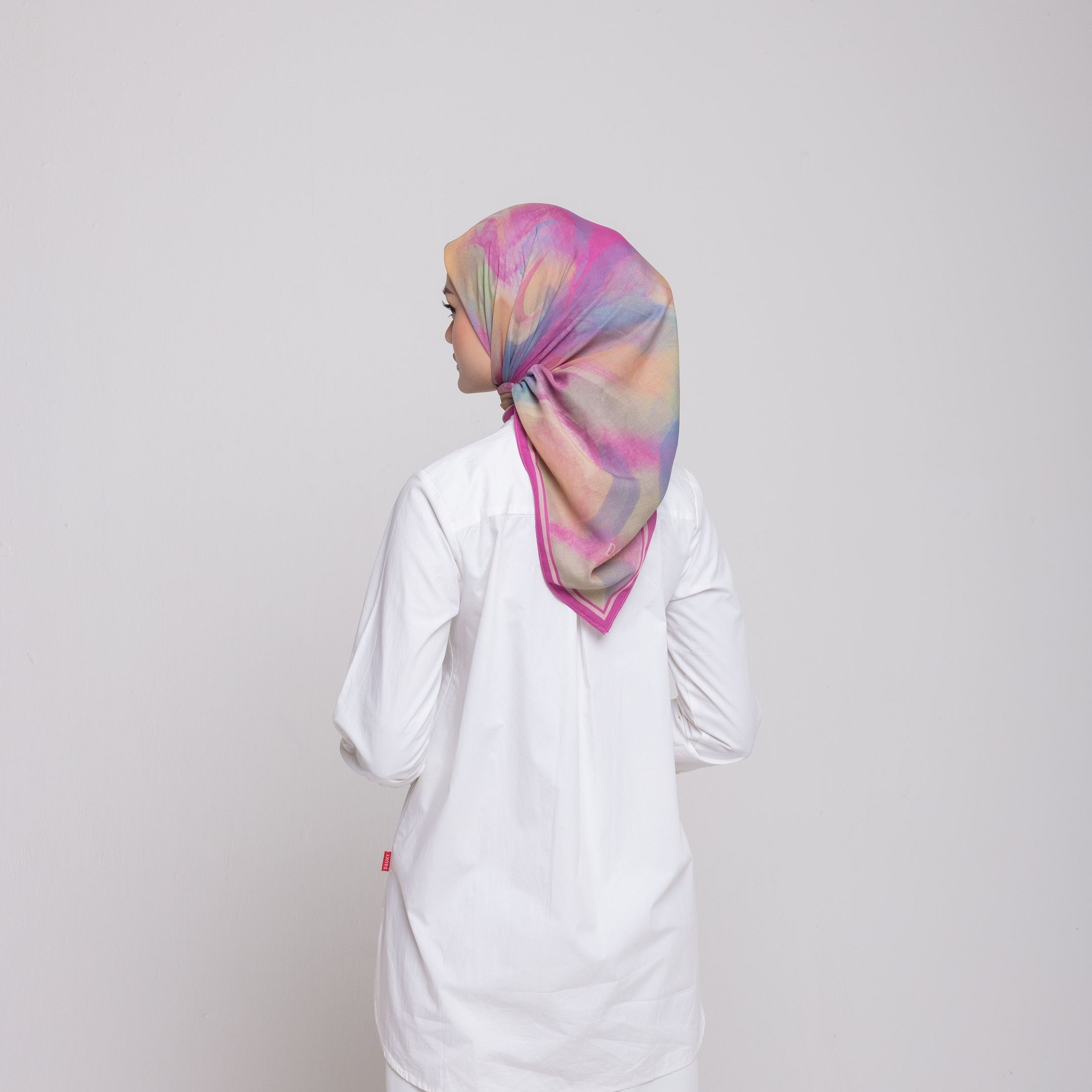 Splatter Premium Scarf - Fuschia