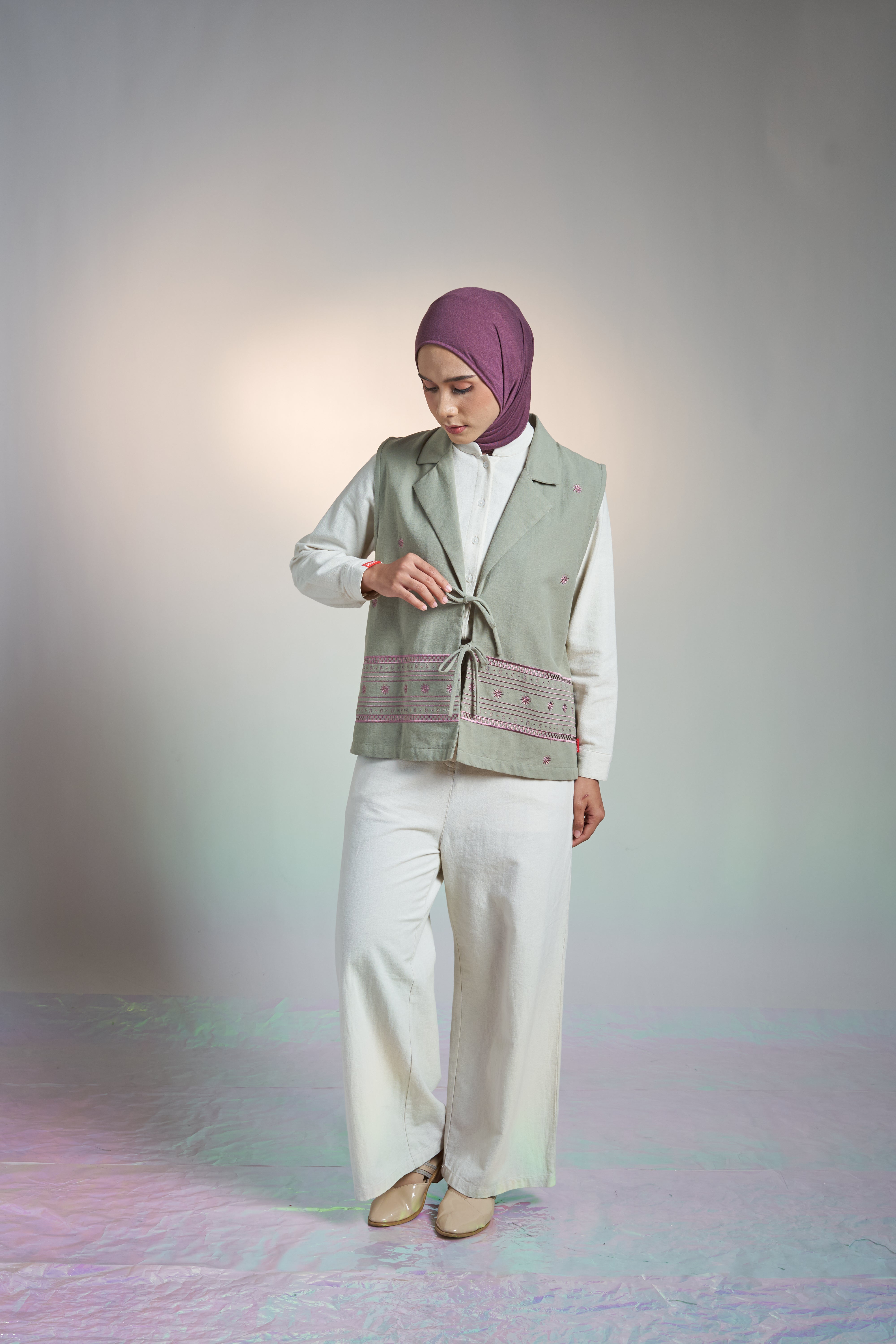 Vest Classic Sydney - Sage