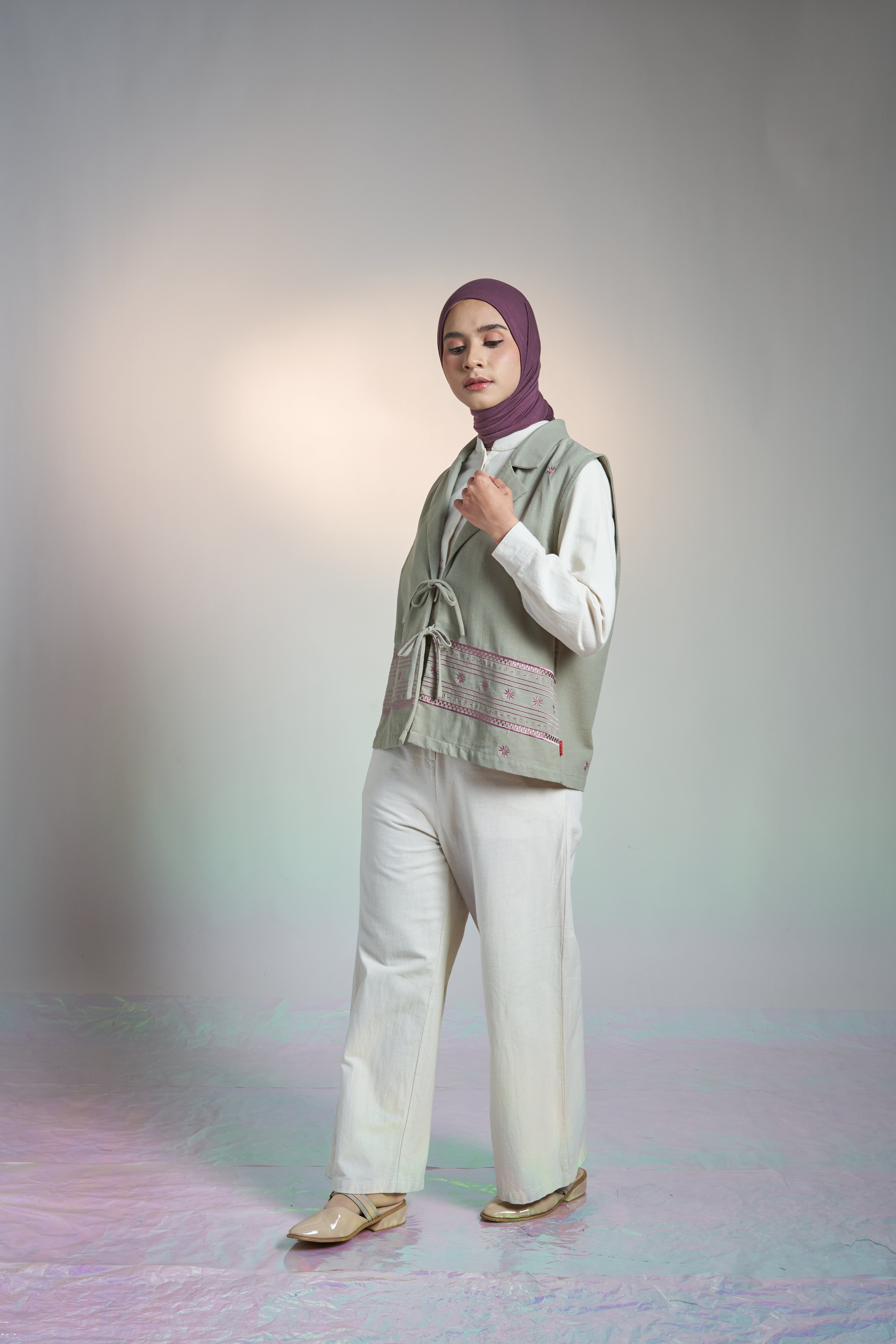 Vest Classic Sydney - Sage