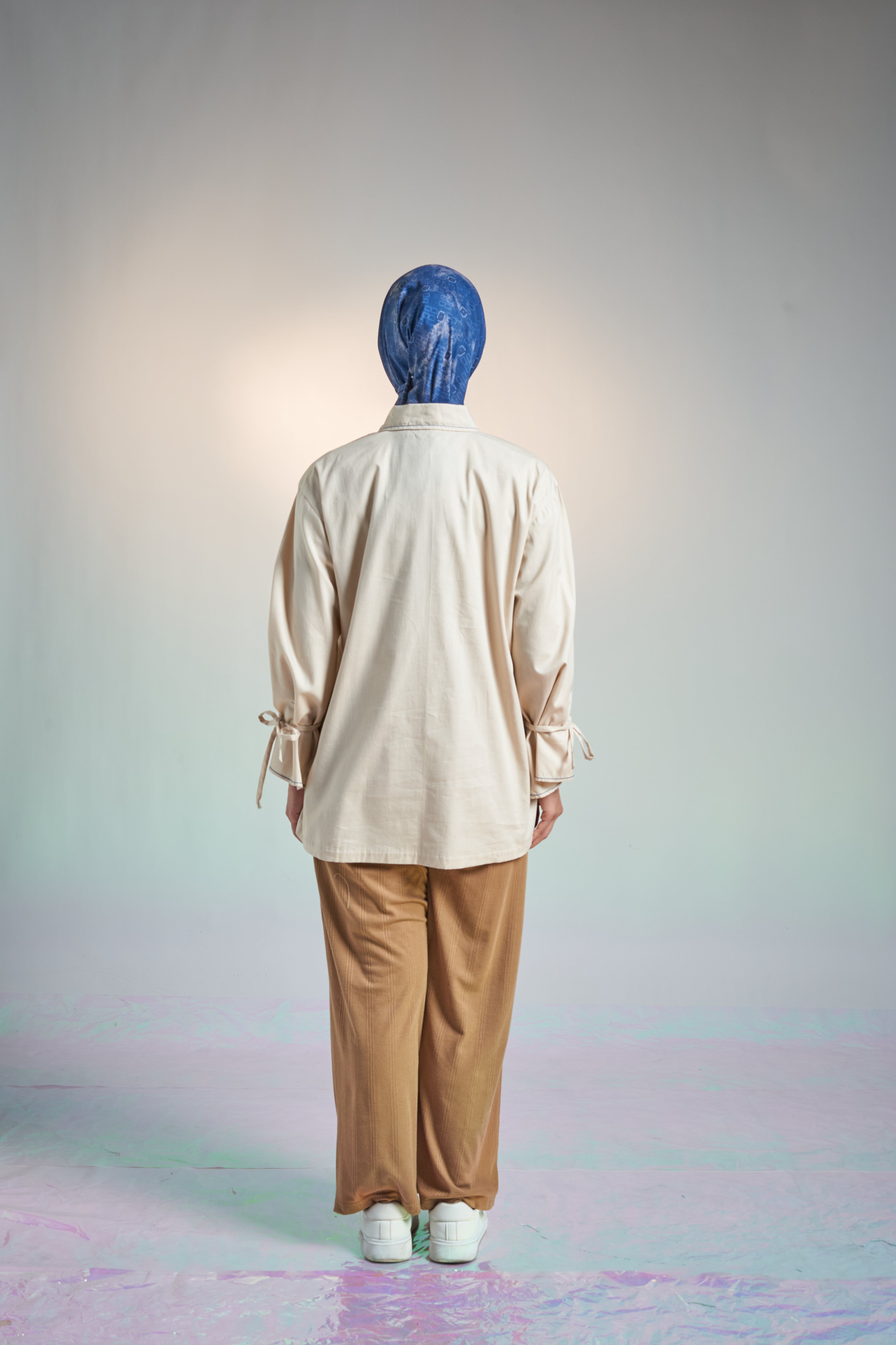 M TUNIC FLARE AIRY COTTON - CREAM