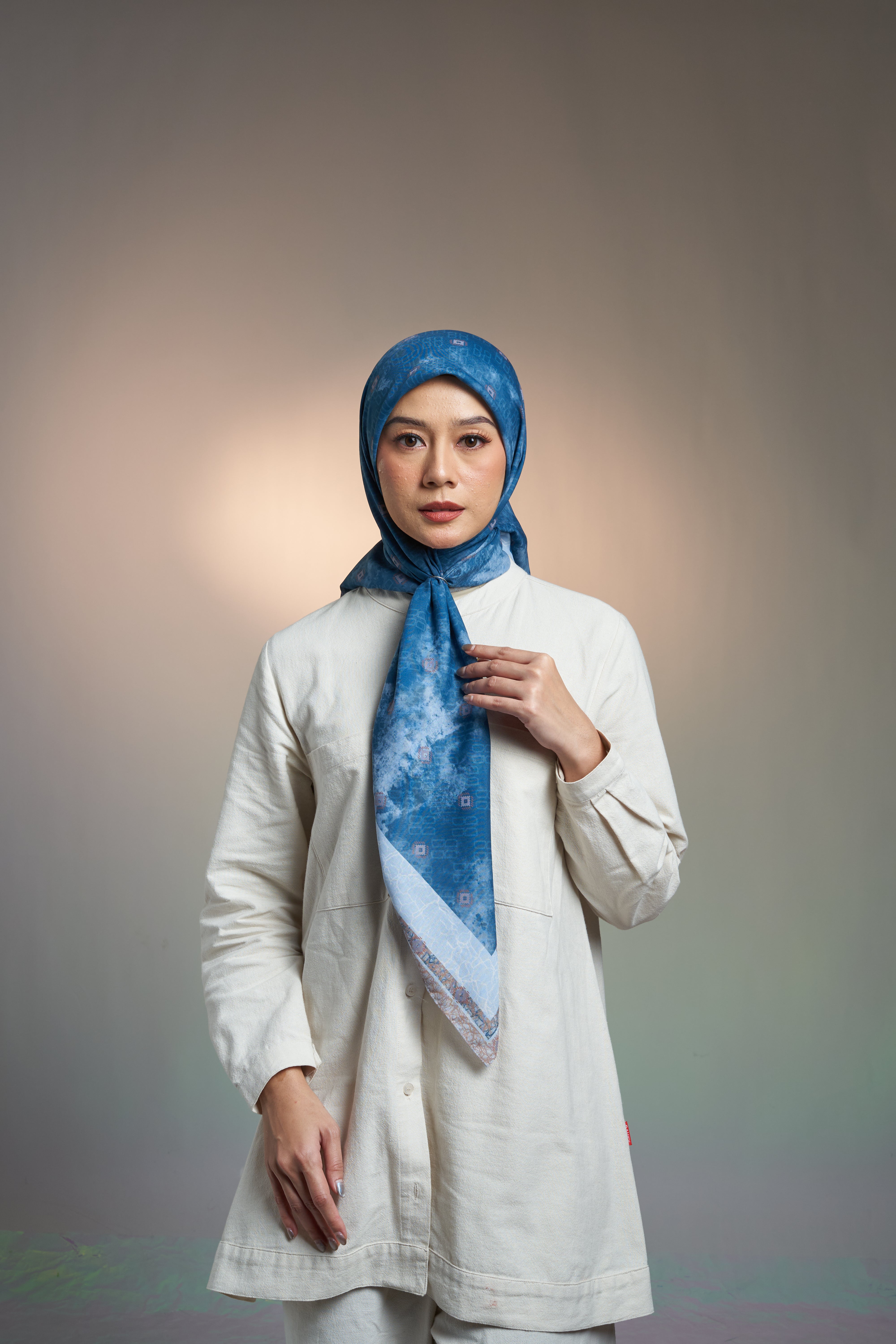 Fancy Monogram Scarf - Emerald