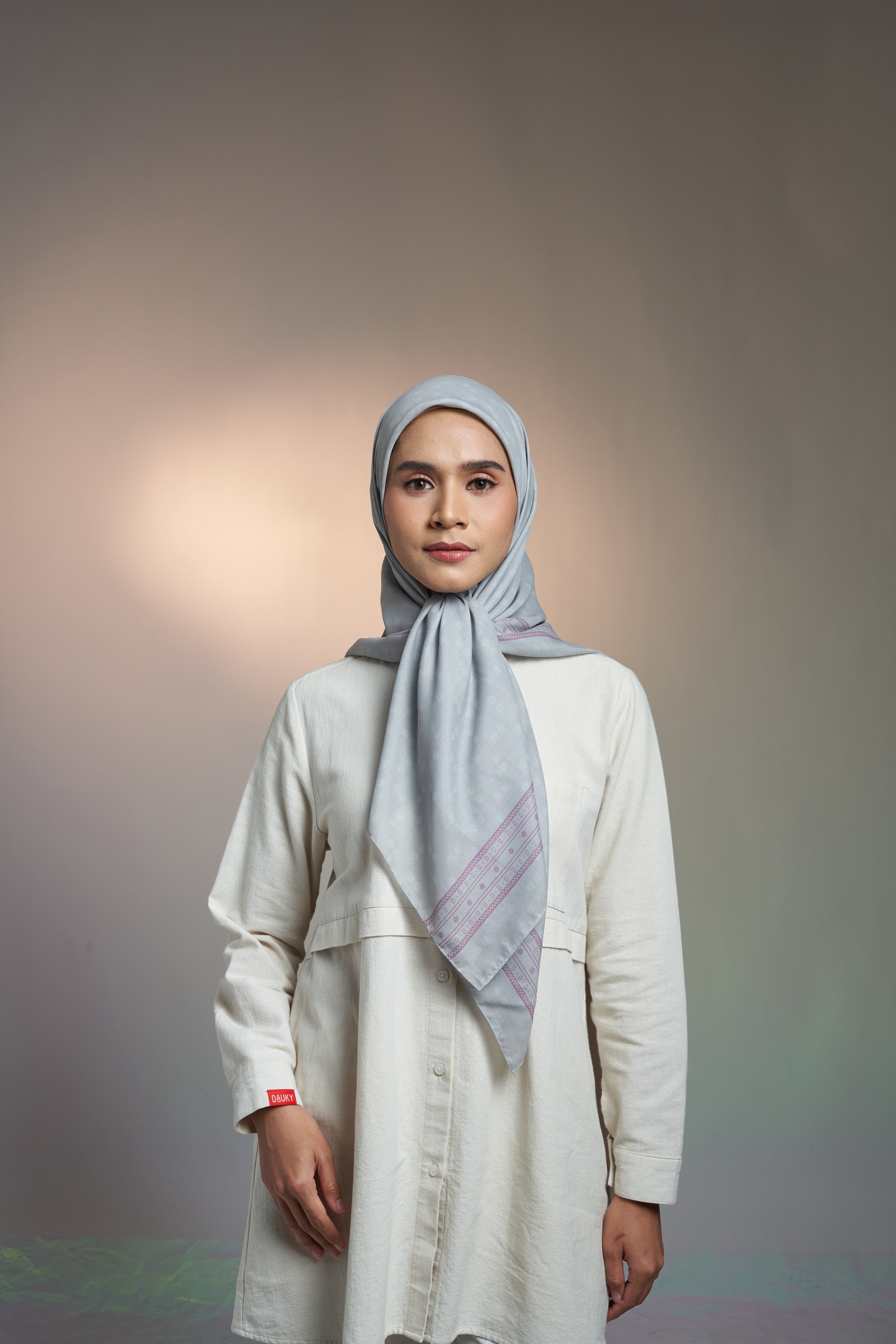 SYDNEY CLASSIC FLORAL SCARF - SAGE