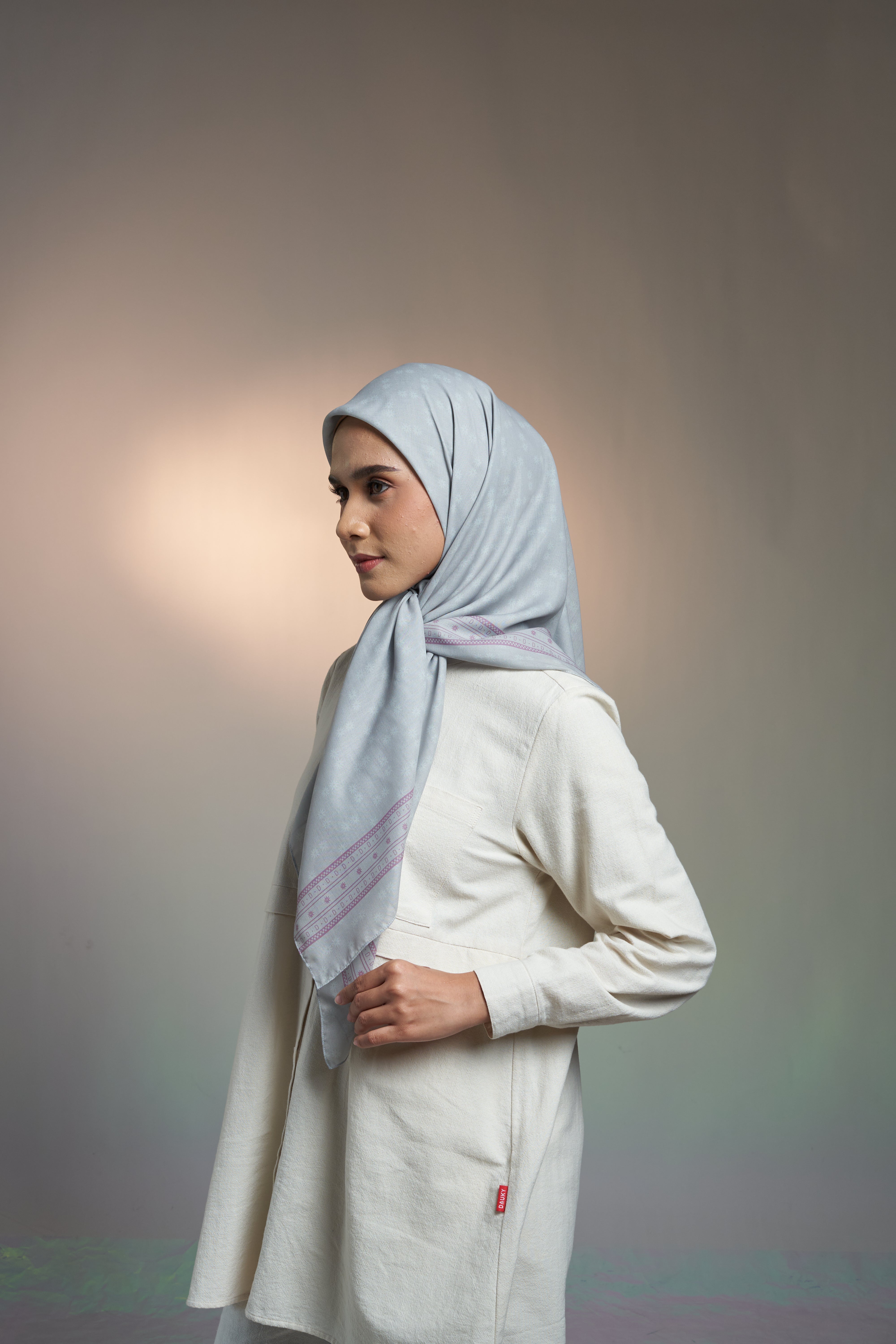 SYDNEY CLASSIC FLORAL SCARF - SAGE