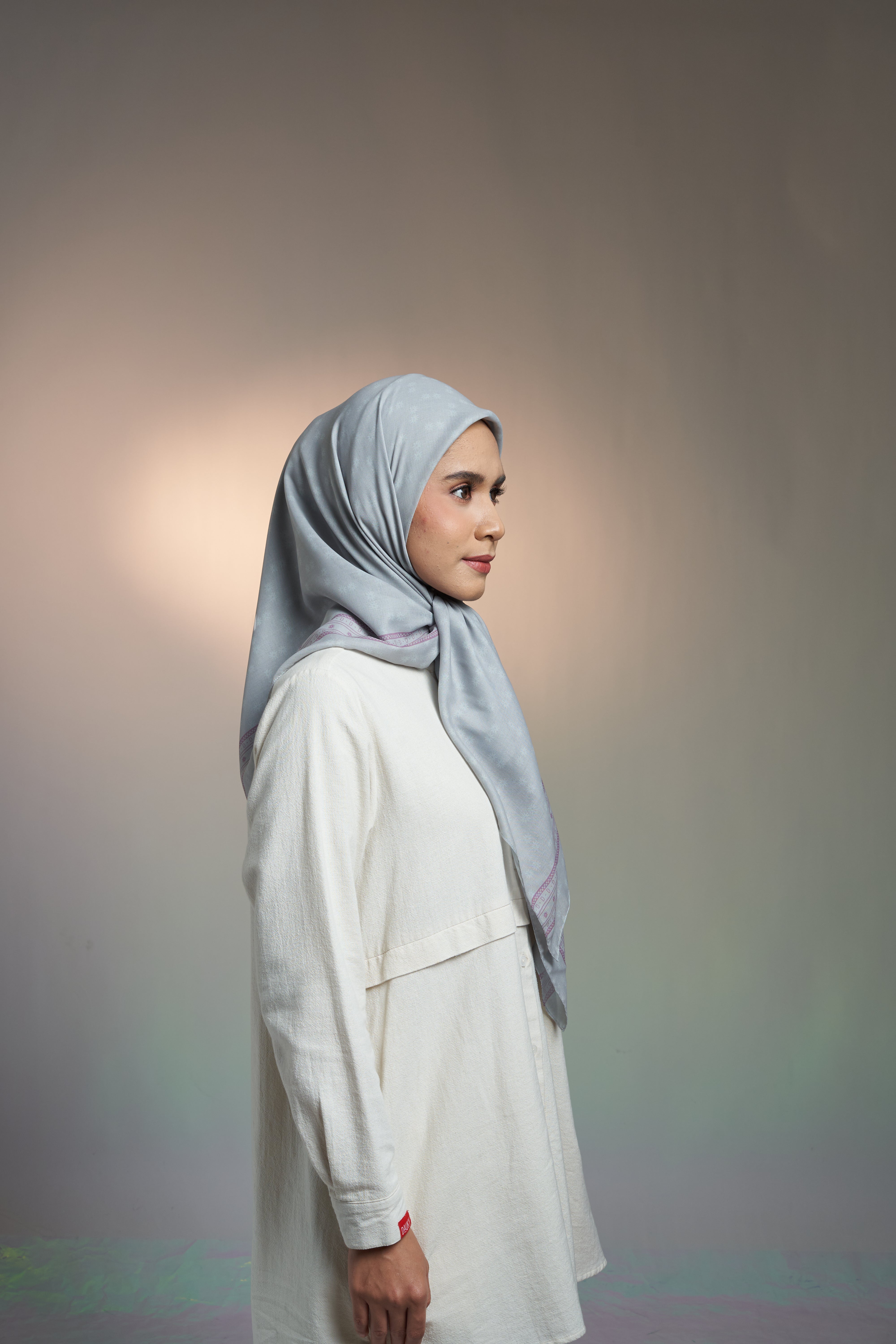 SYDNEY CLASSIC FLORAL SCARF - SAGE