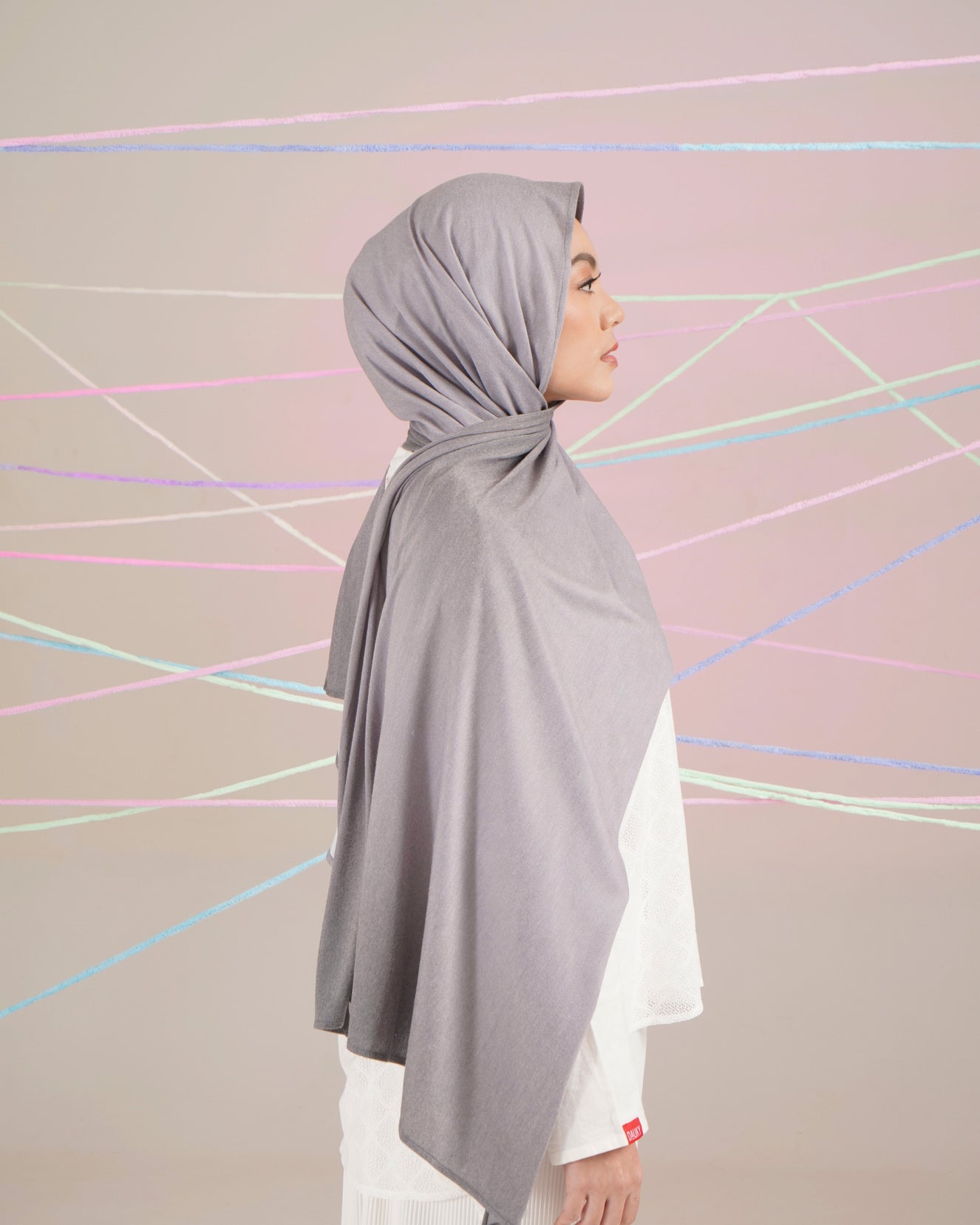 OMBRE PASHMINA B - CHARCOAL