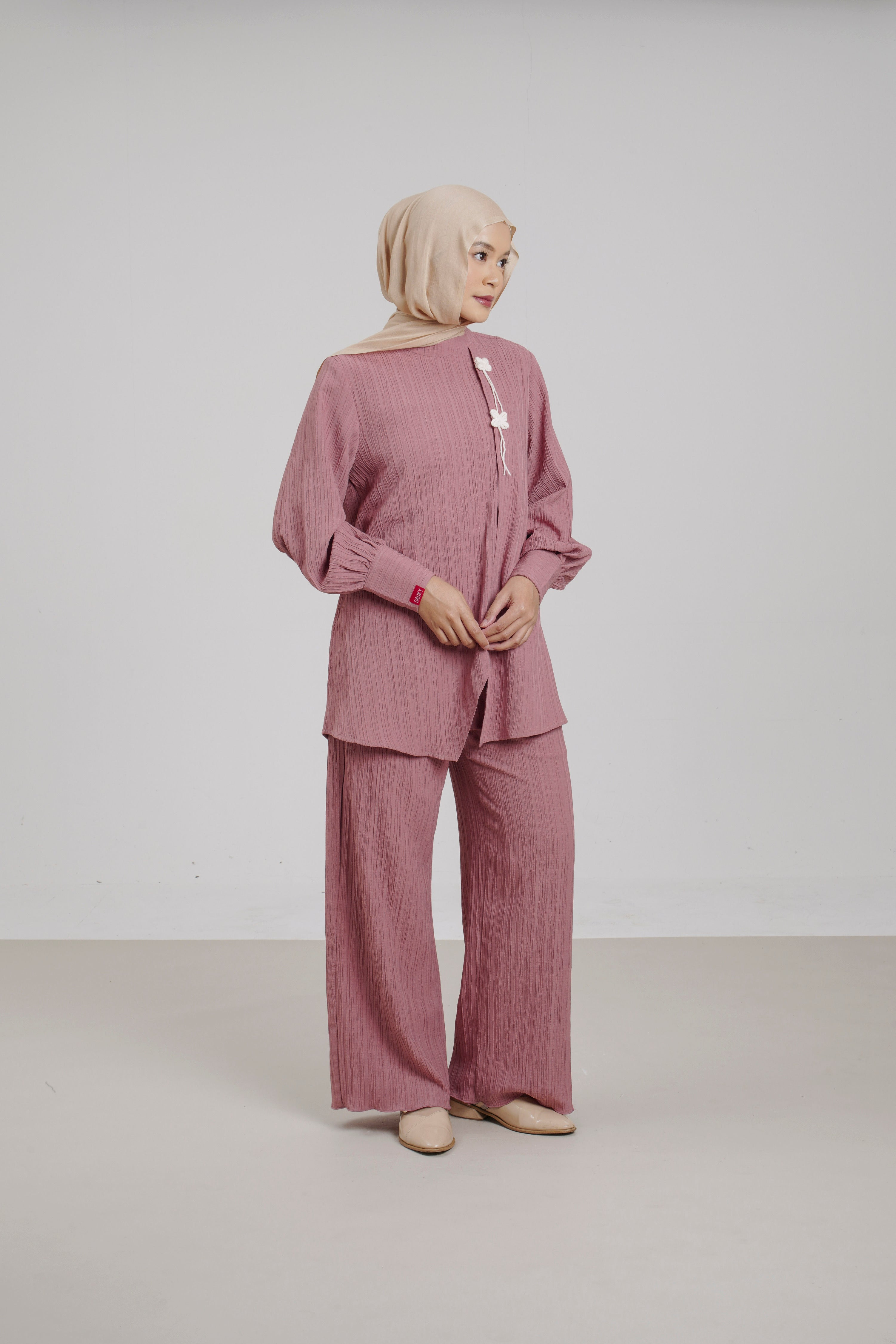 M Tunic Asymmetric Bloom