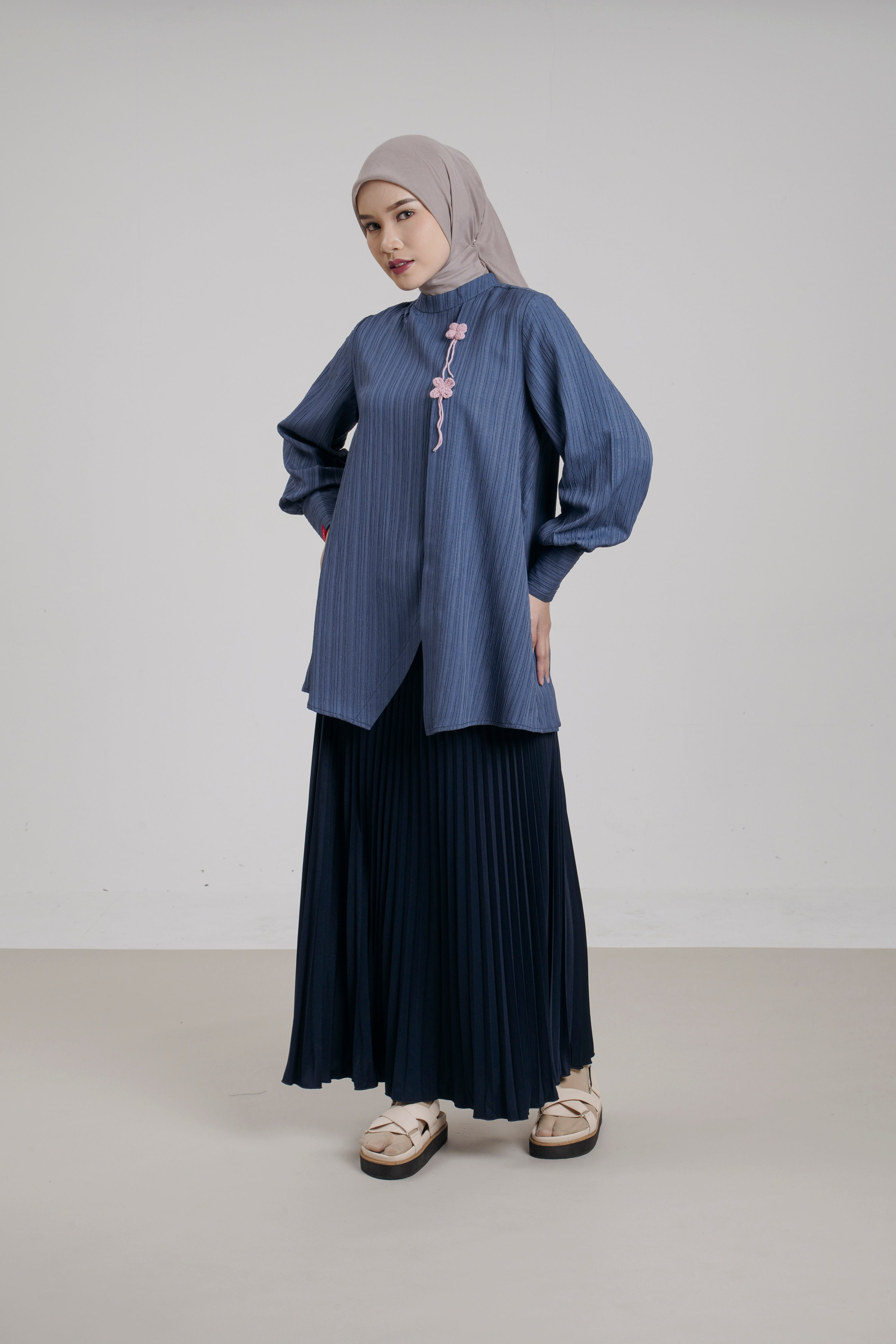 M Tunic Asymmetric Bloom