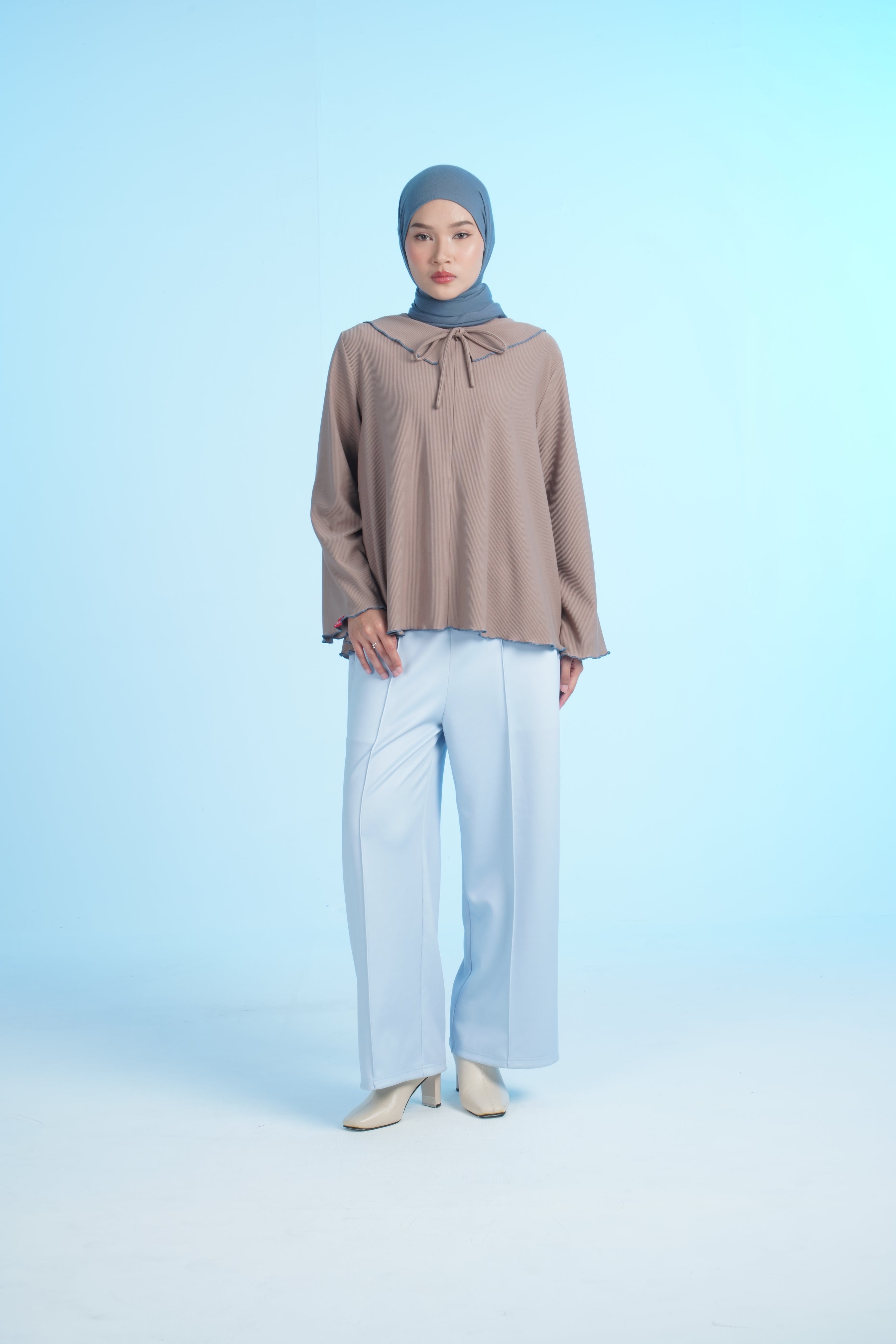 S TUNIC CONTRASTED LINE