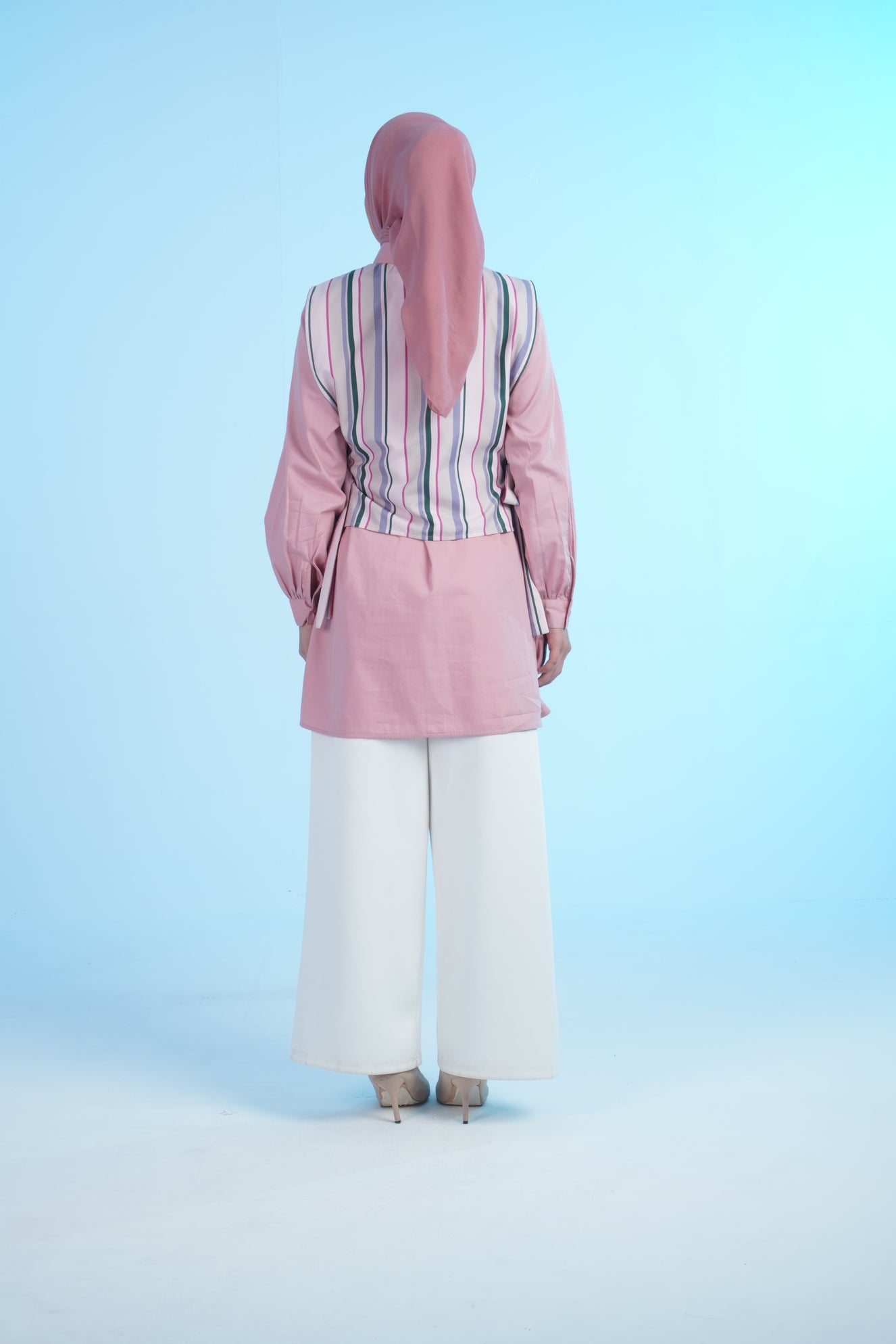 M TUNIC STRIPE - PINK