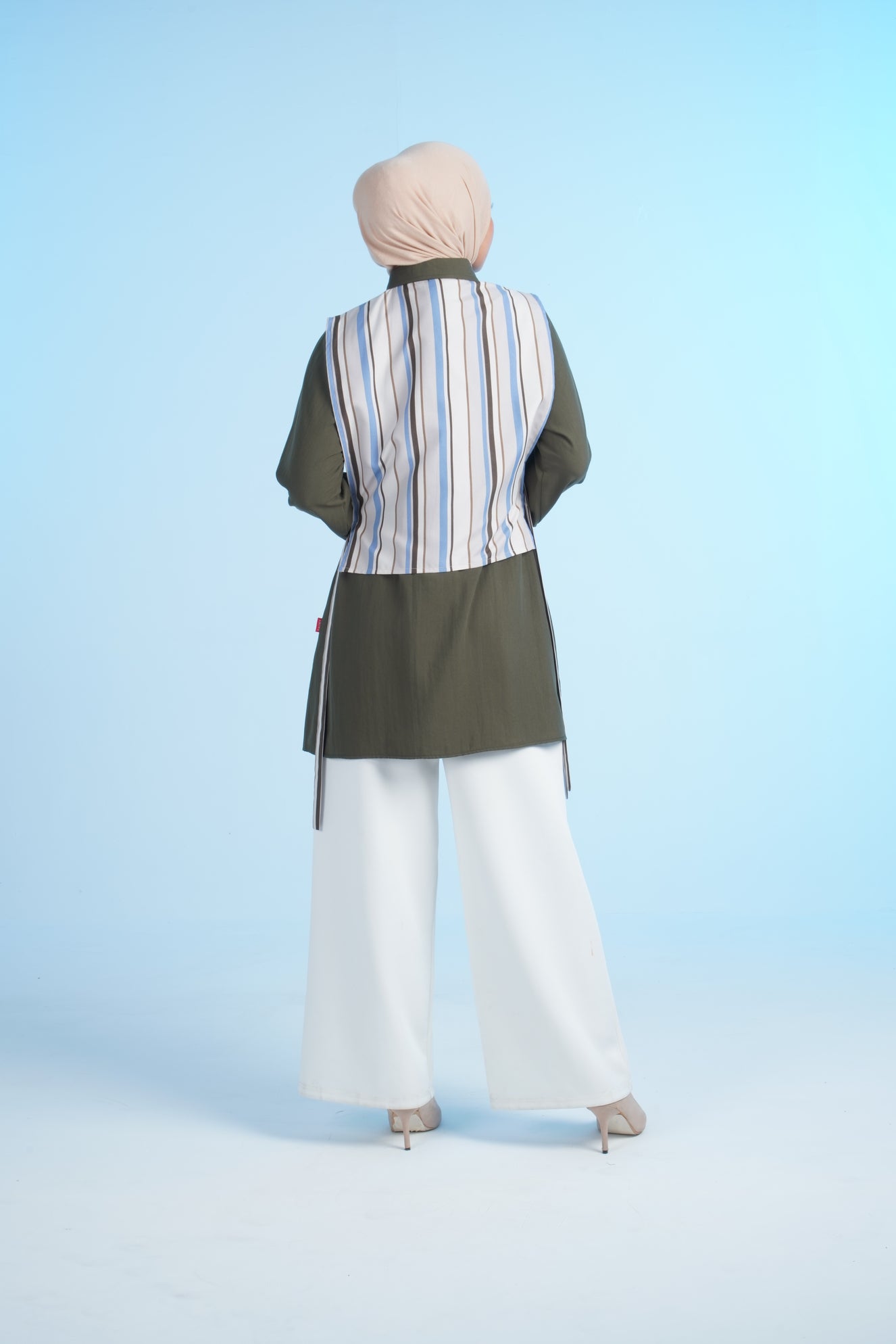 M TUNIC STRIPE - BROWN