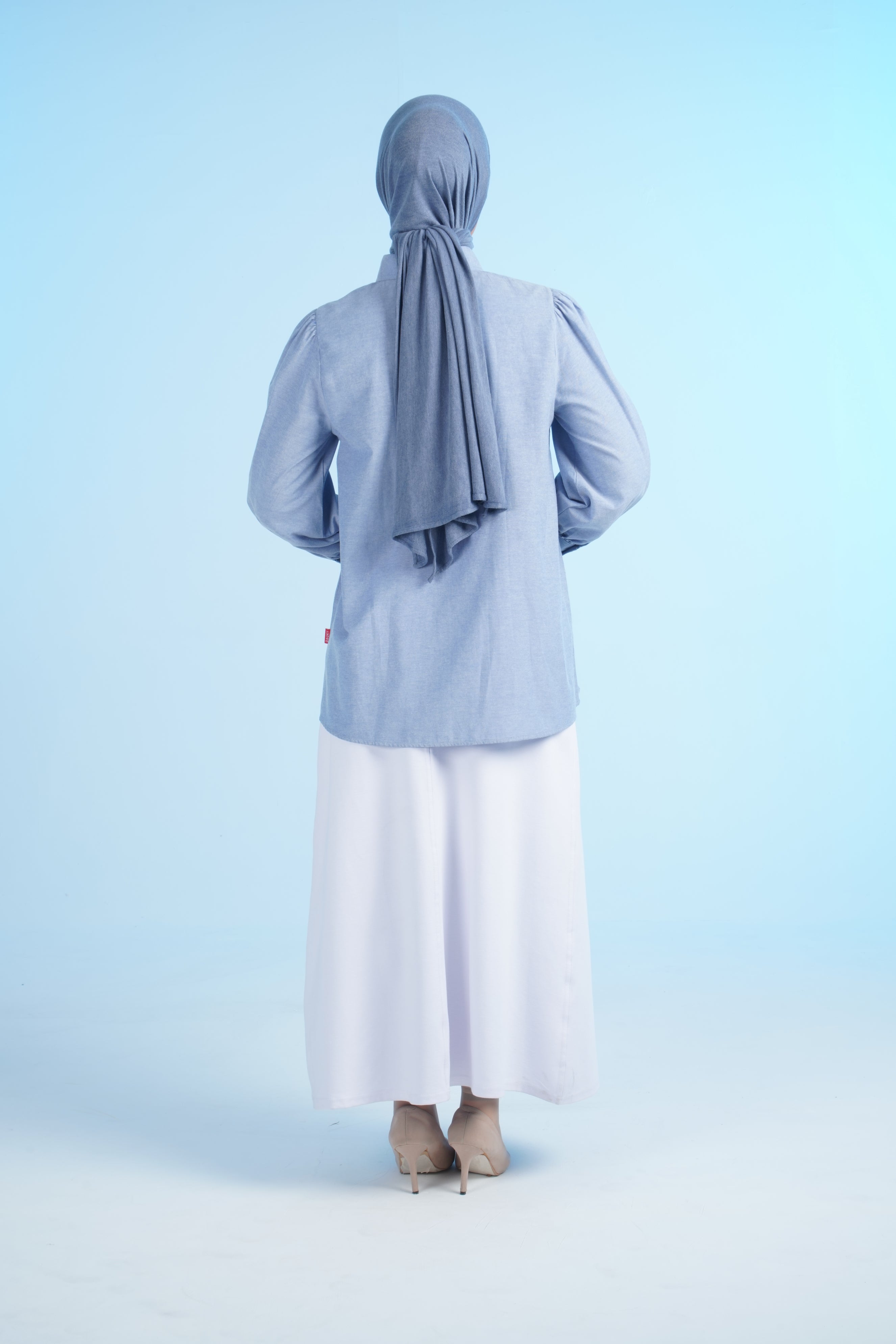 M TUNIC EMBRO DENIM