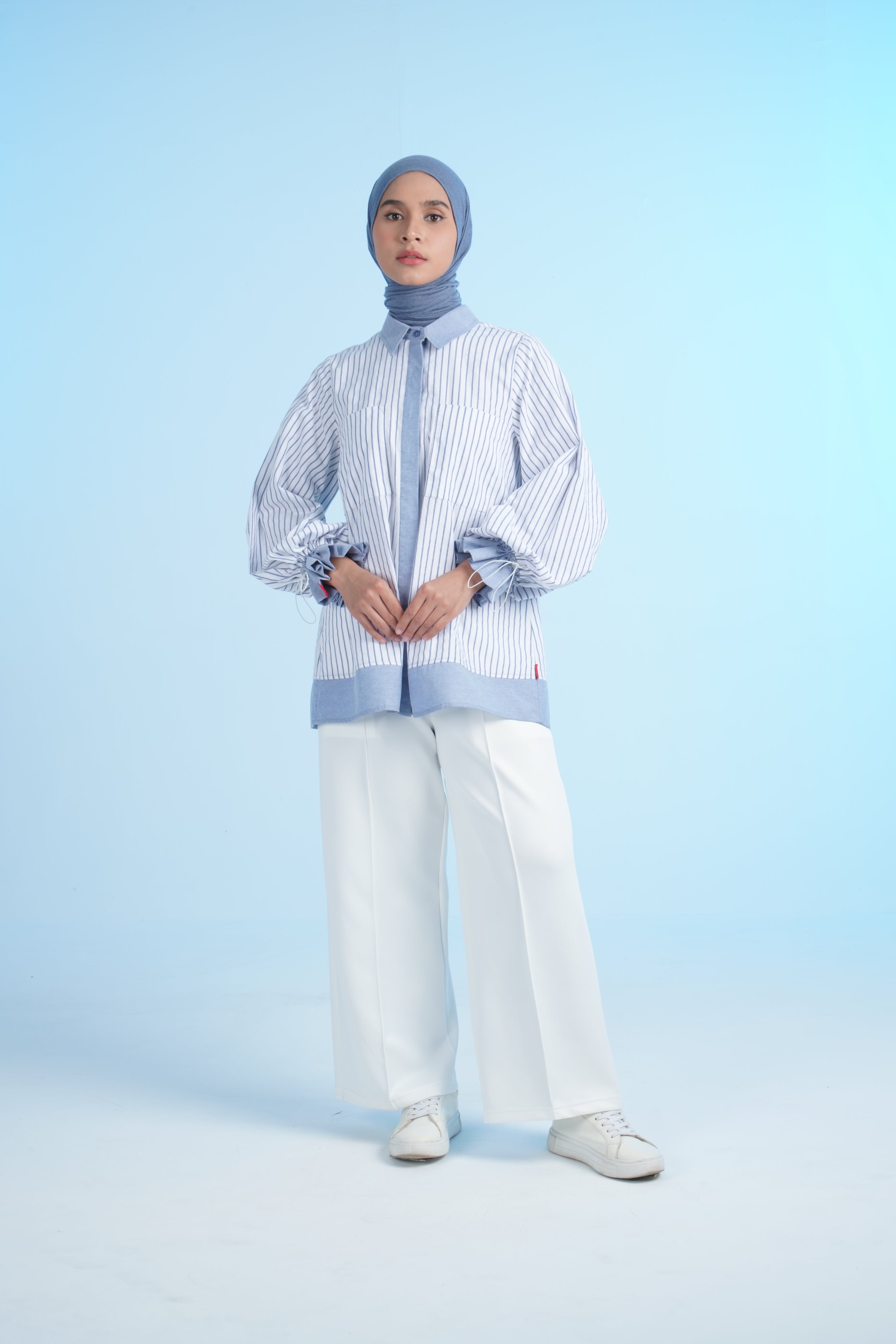 M TUNIC DENIM STRIPE