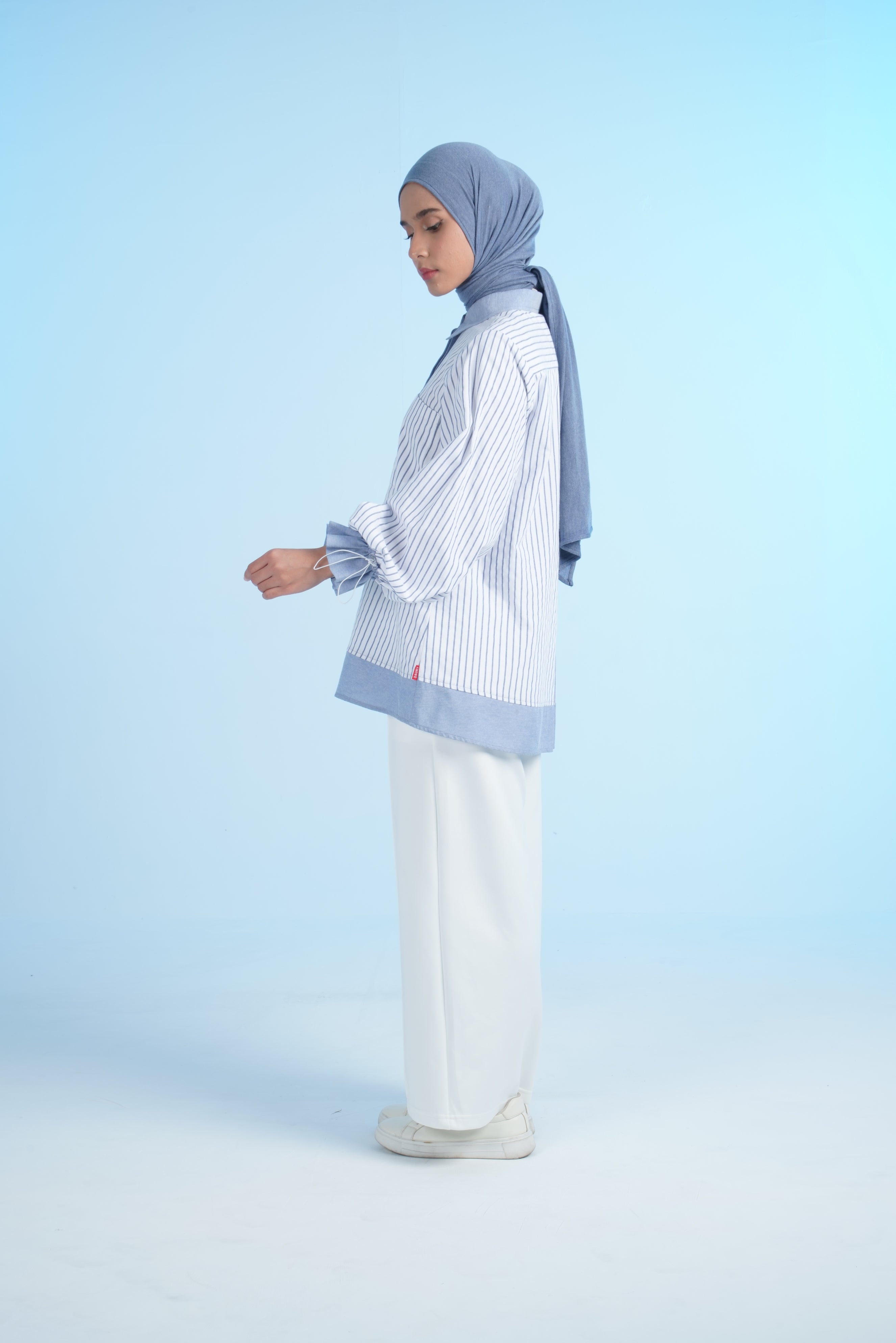 M TUNIC DENIM STRIPE