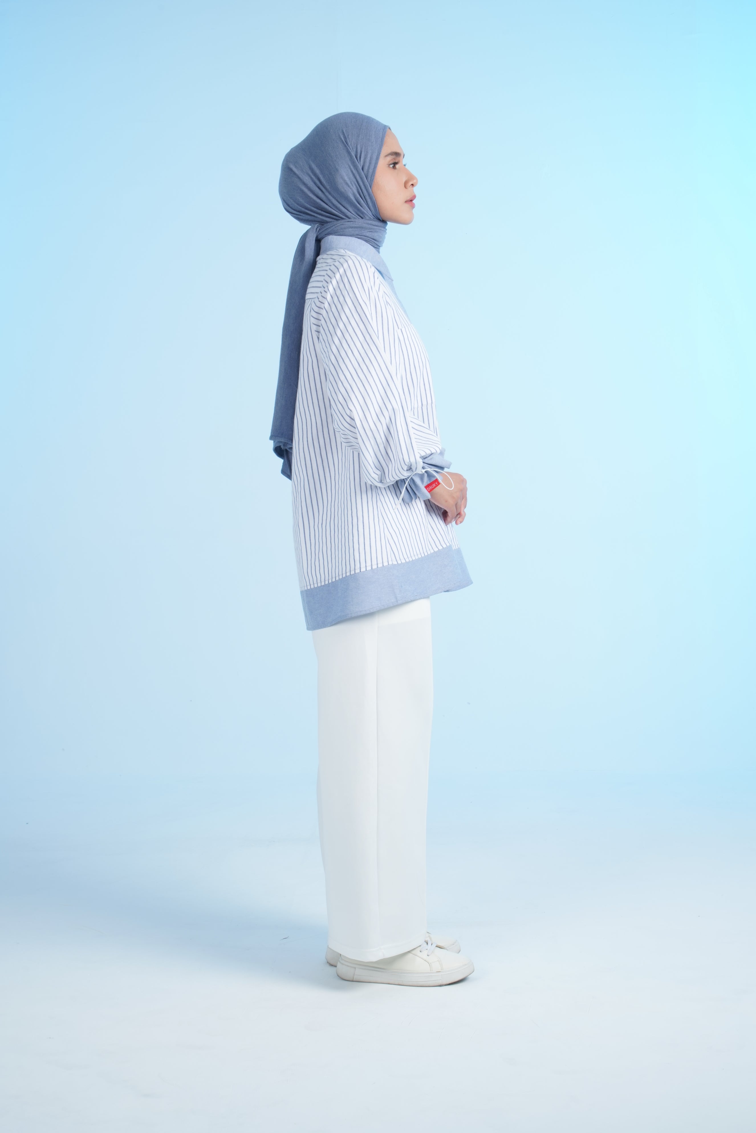 M TUNIC DENIM STRIPE