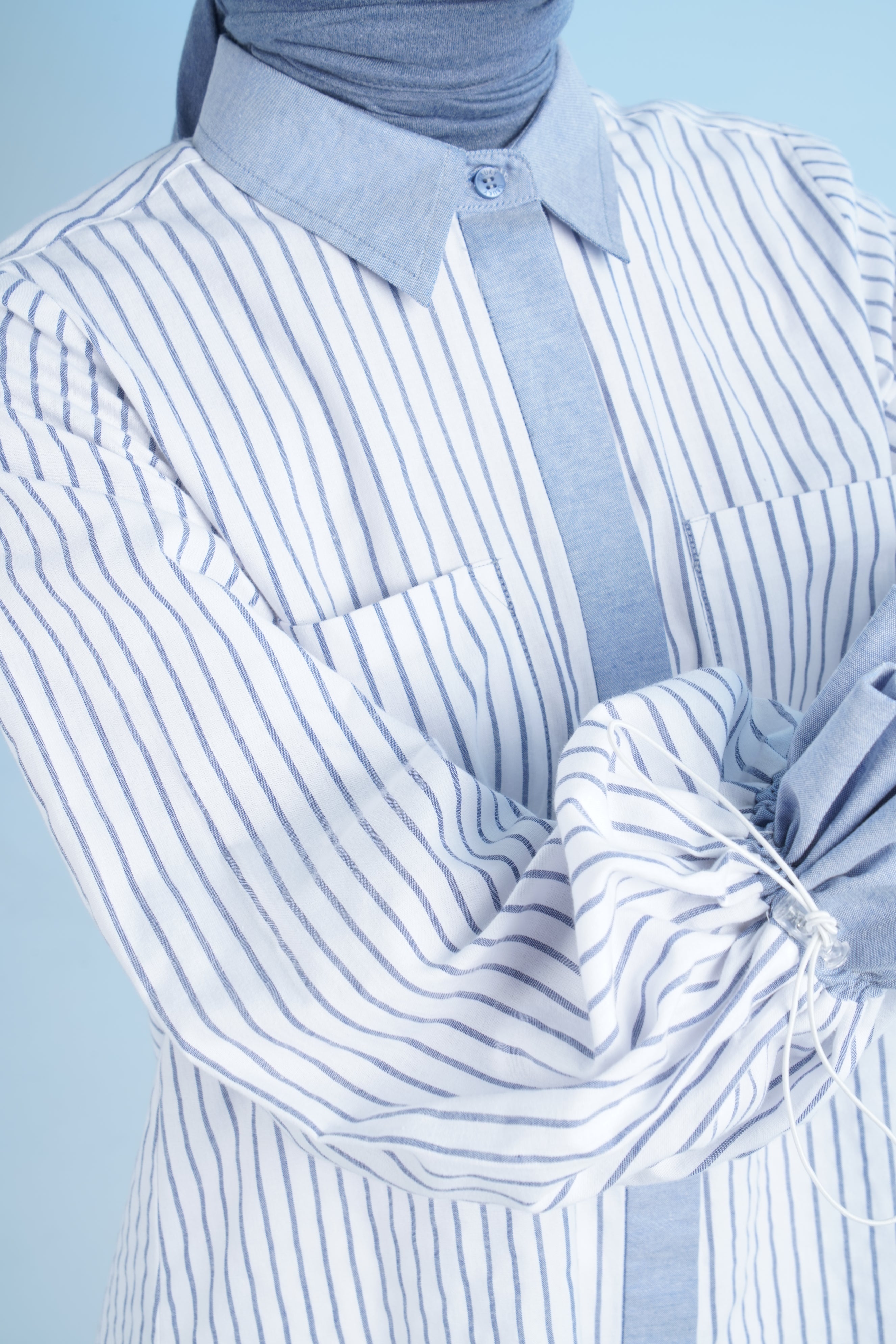 M TUNIC DENIM STRIPE
