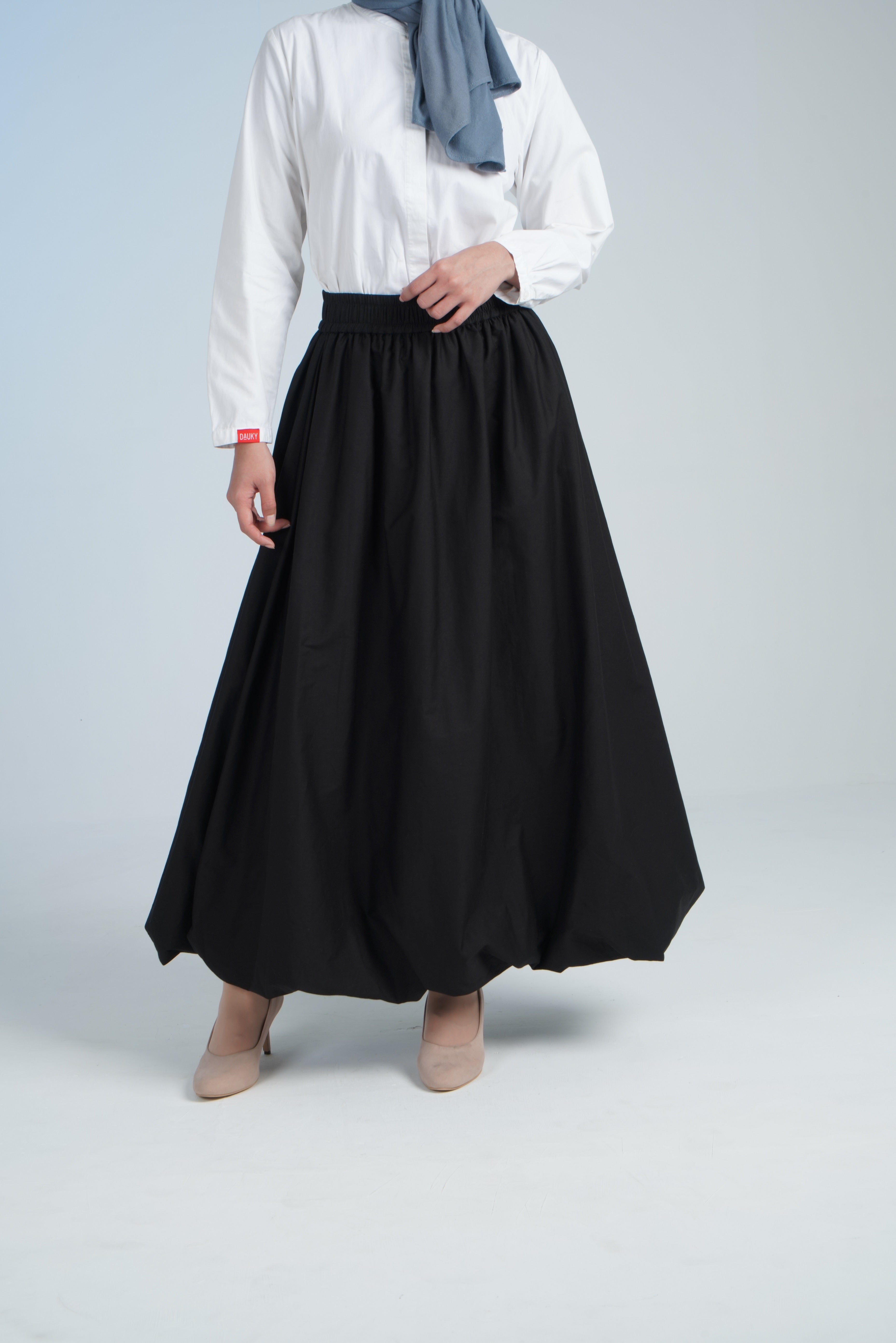 SKIRT PUFFED POPLIN