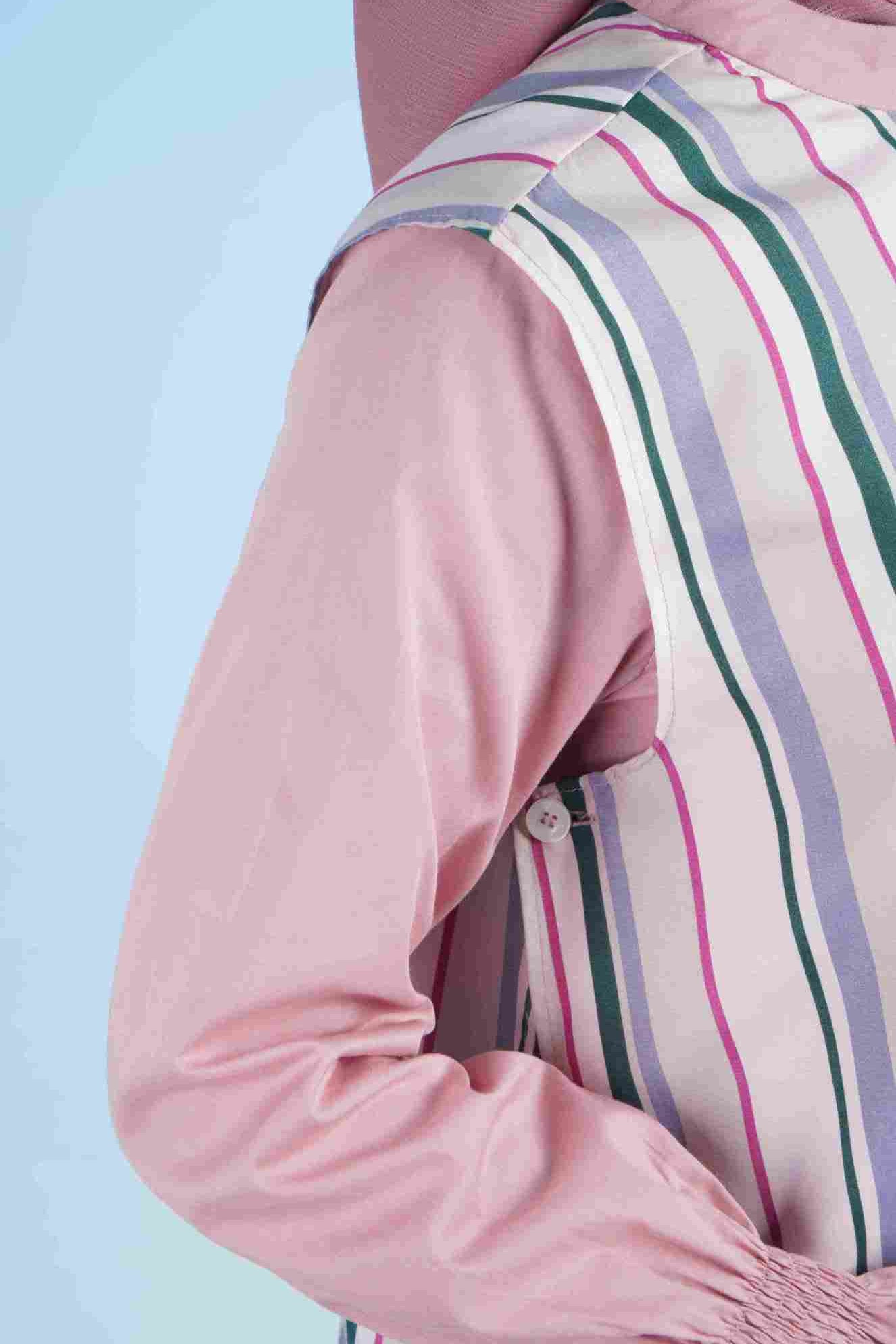 S TUNIC STRIPE - PINK