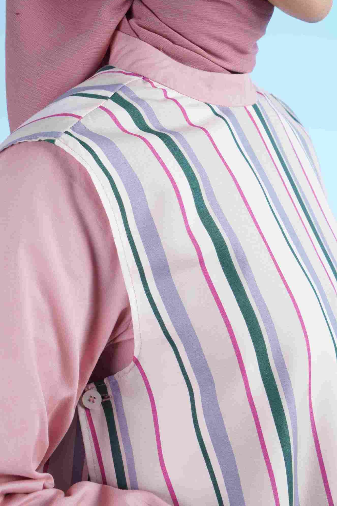 S TUNIC STRIPE - PINK