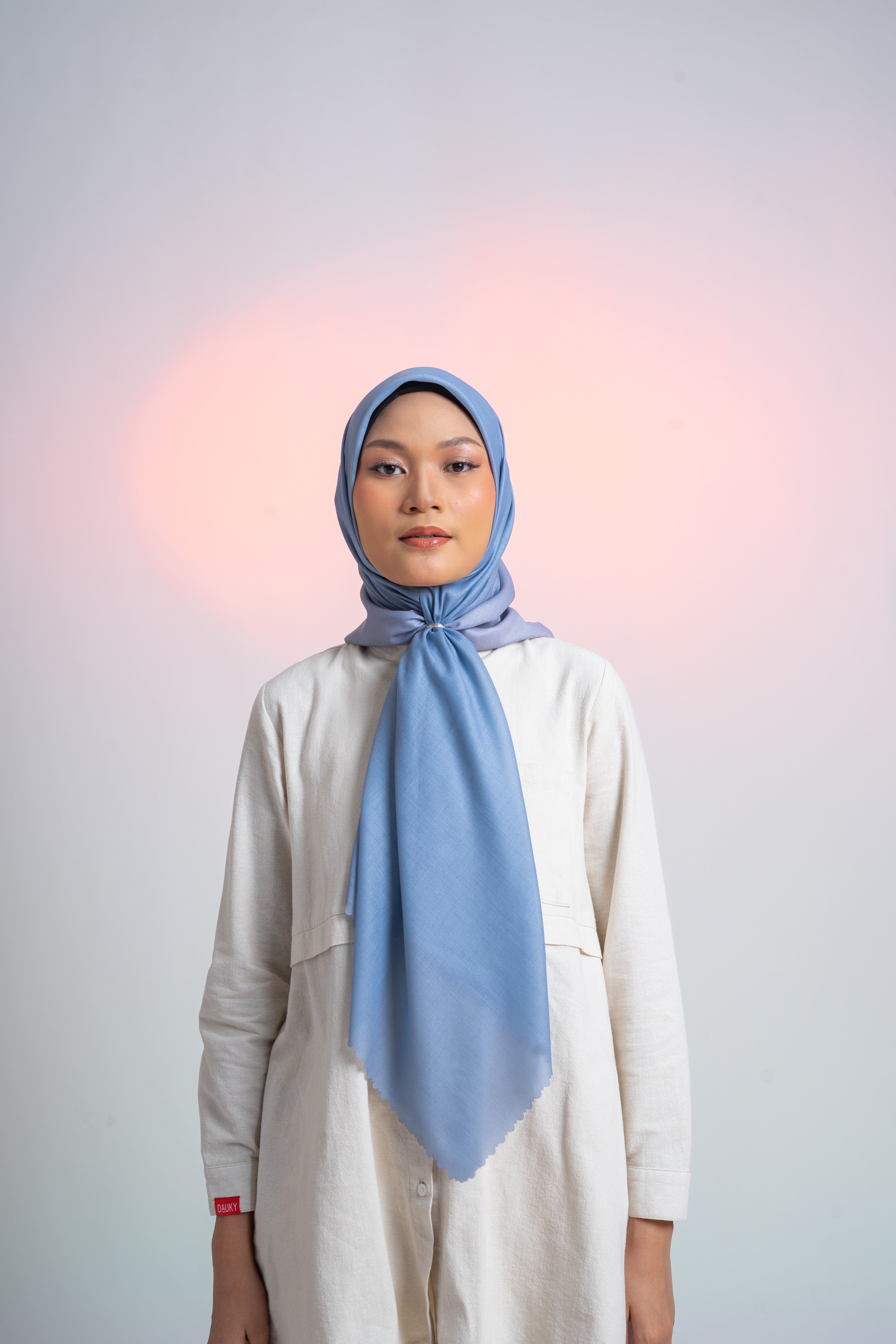 SYDNEY OMBRE PREMIUM SCARF - BLUE