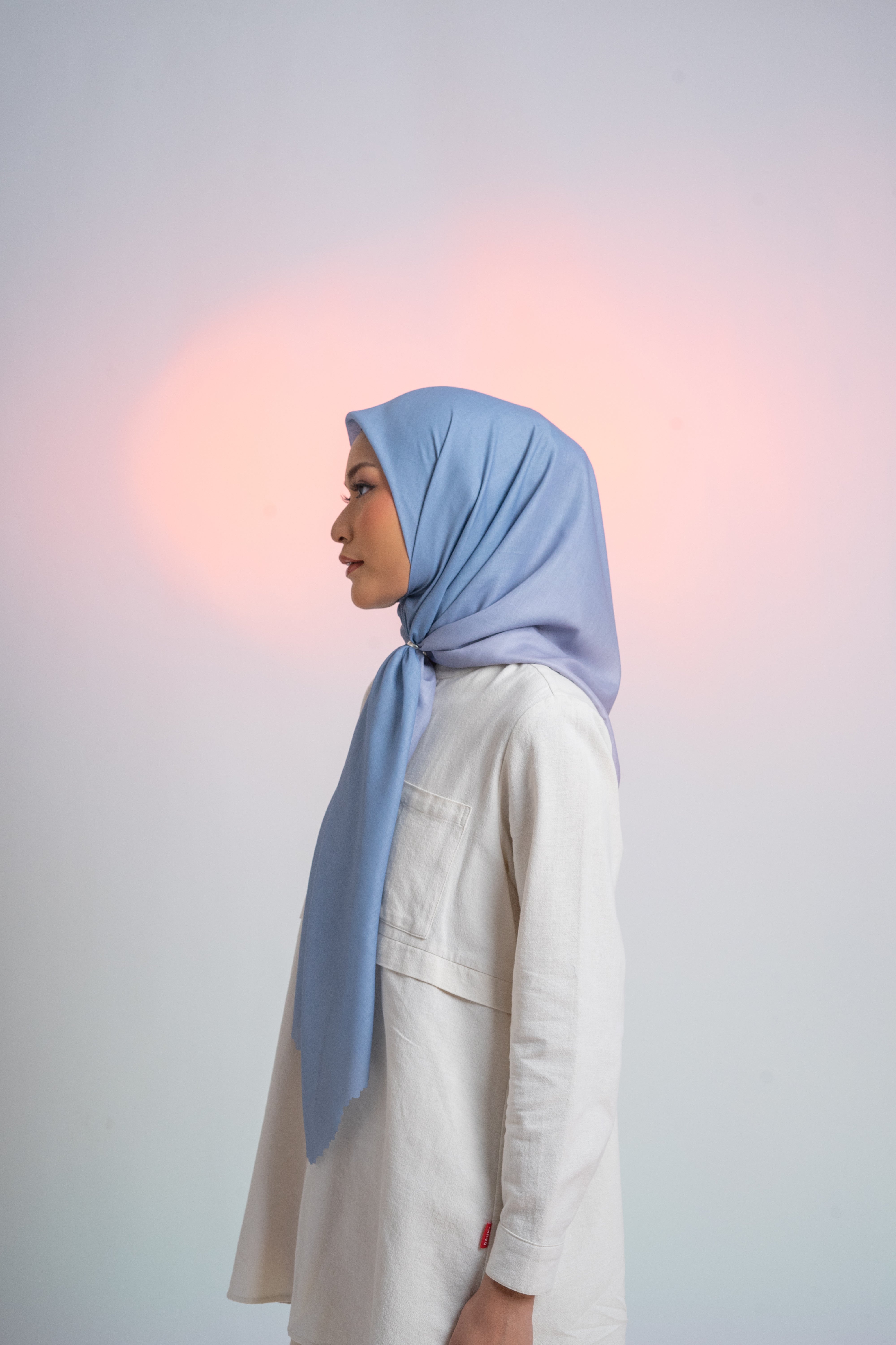 SYDNEY OMBRE PREMIUM SCARF - BLUE