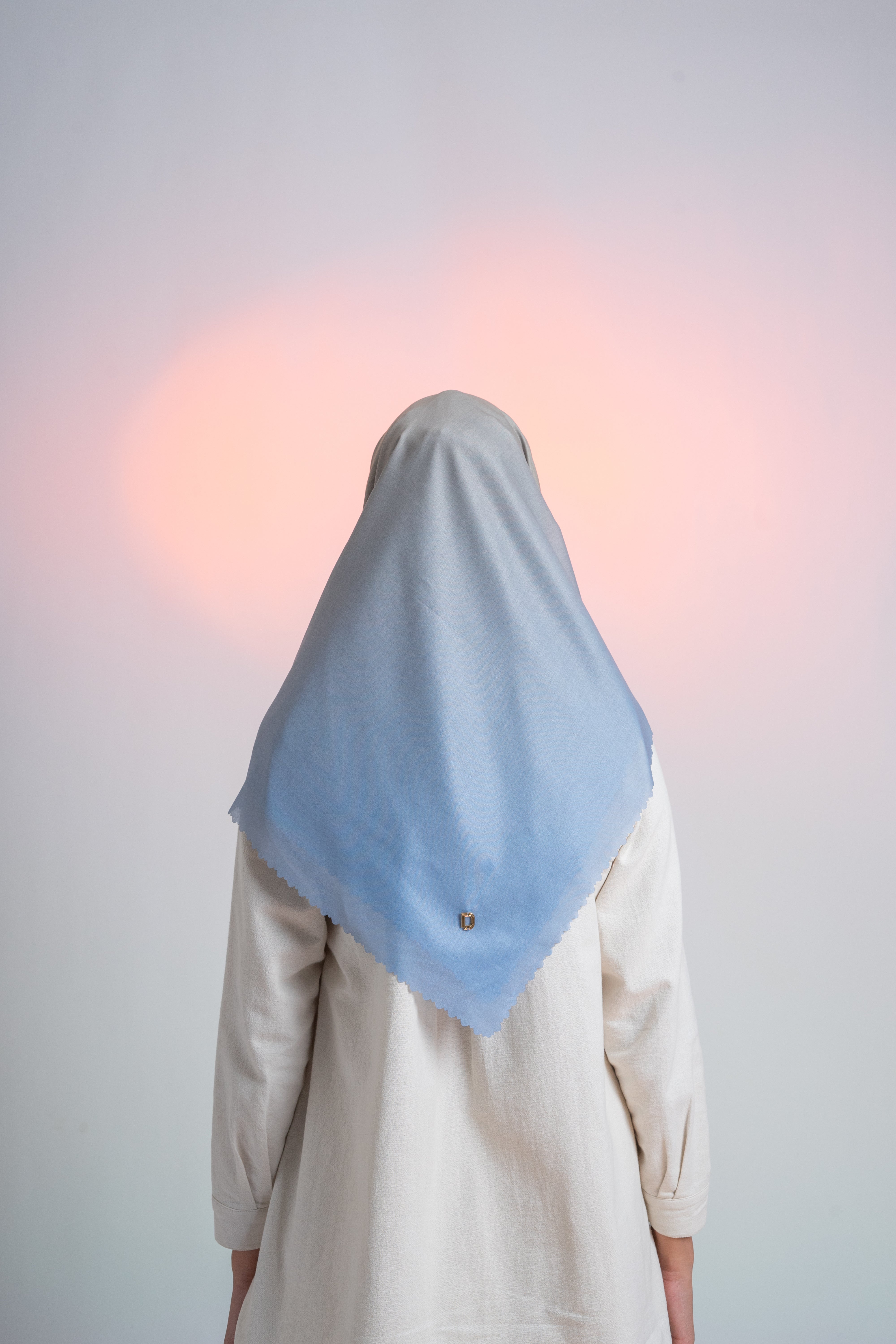 SYDNEY OMBRE PREMIUM SCARF - SAND