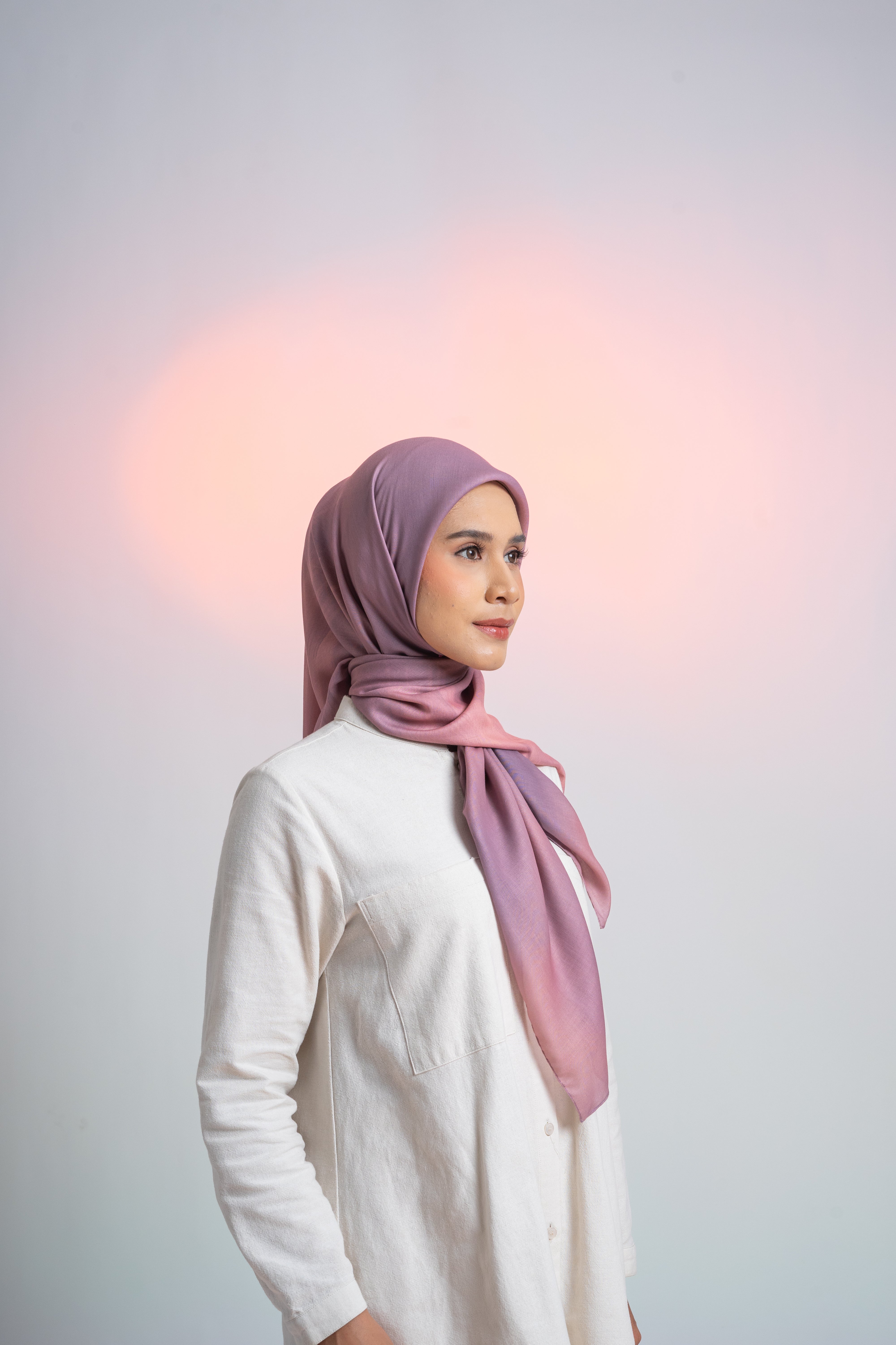 Sydney Brushed Scarf - Mauve