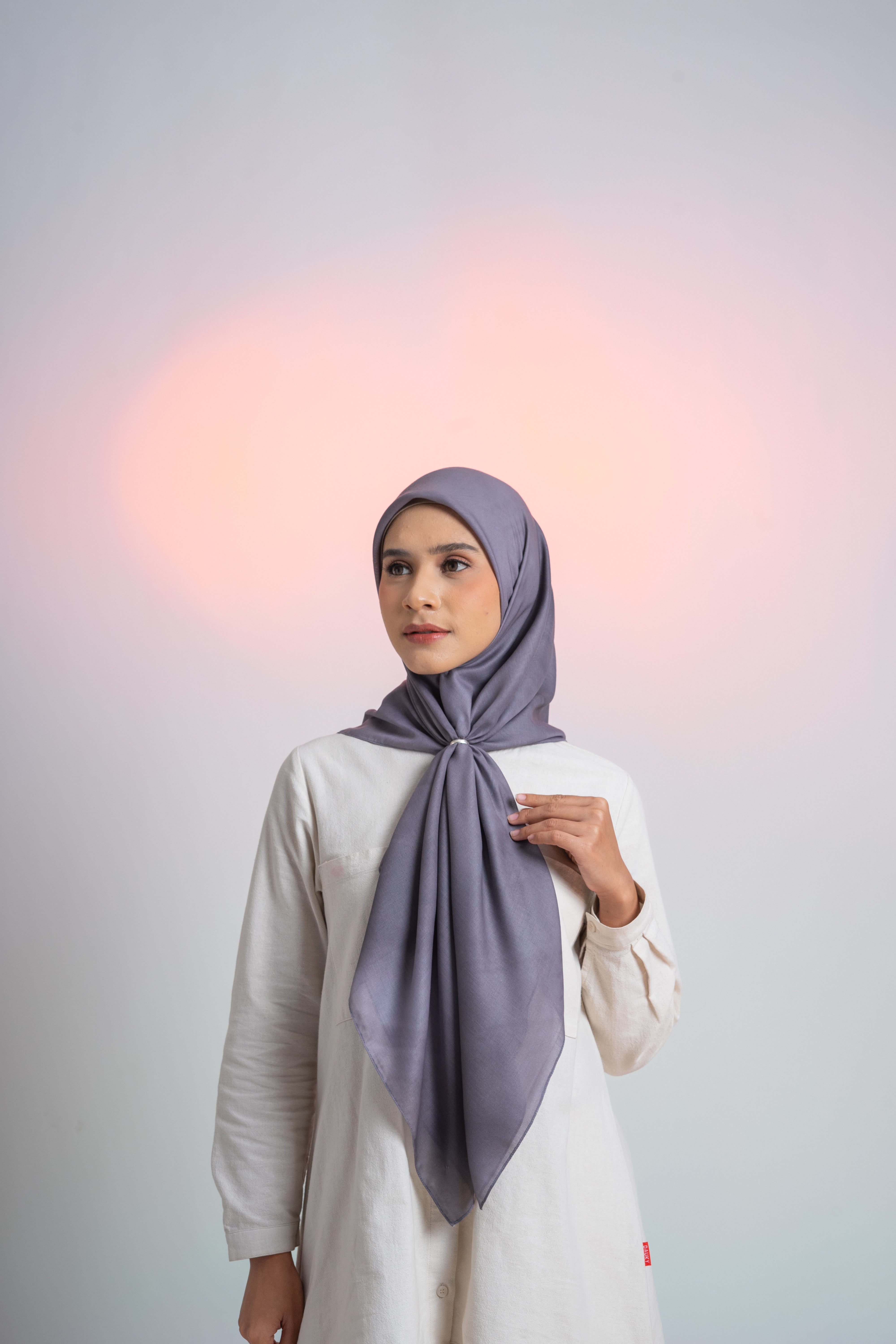 Sydney Brushed Scarf - Charcoal