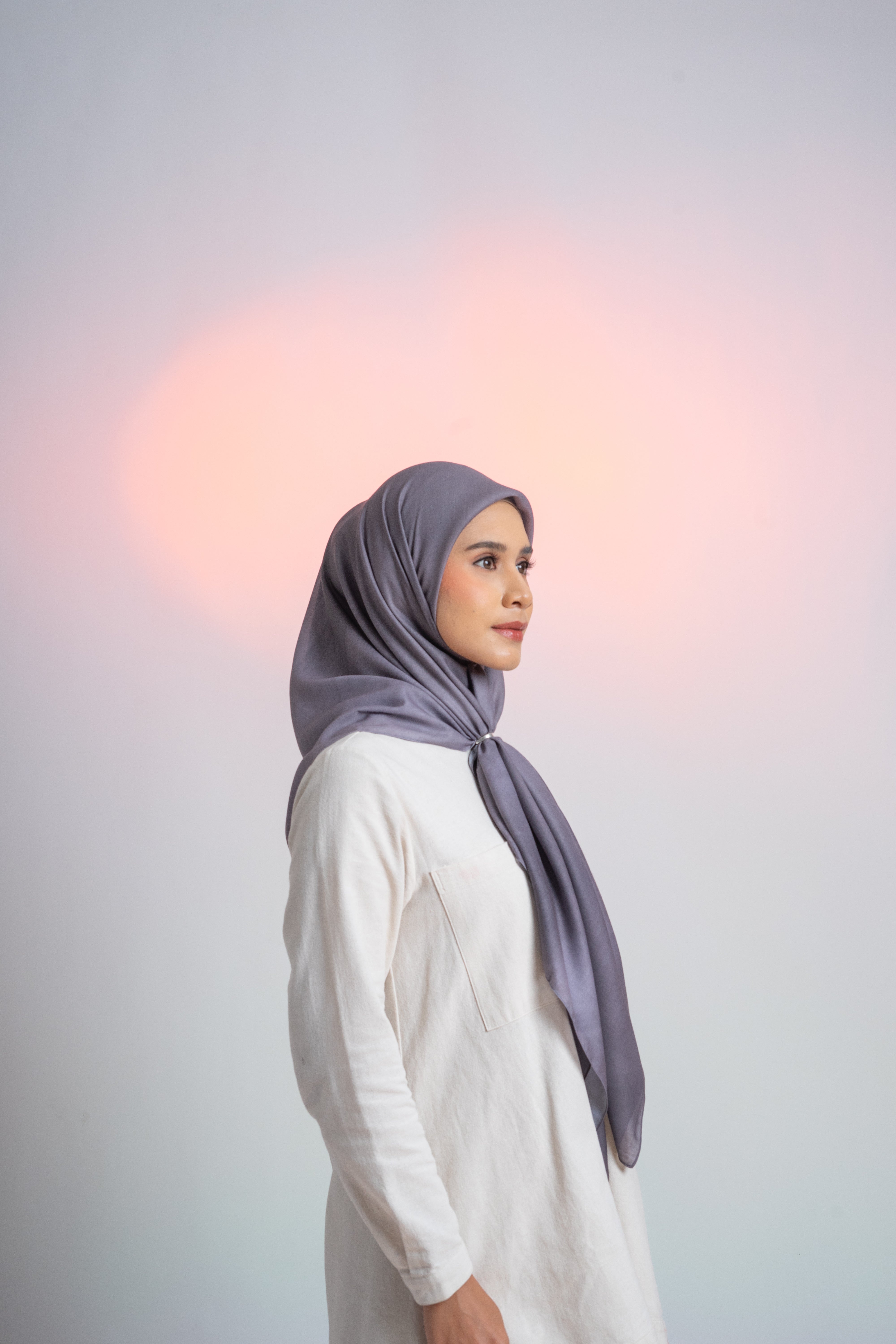 Sydney Brushed Scarf - Charcoal
