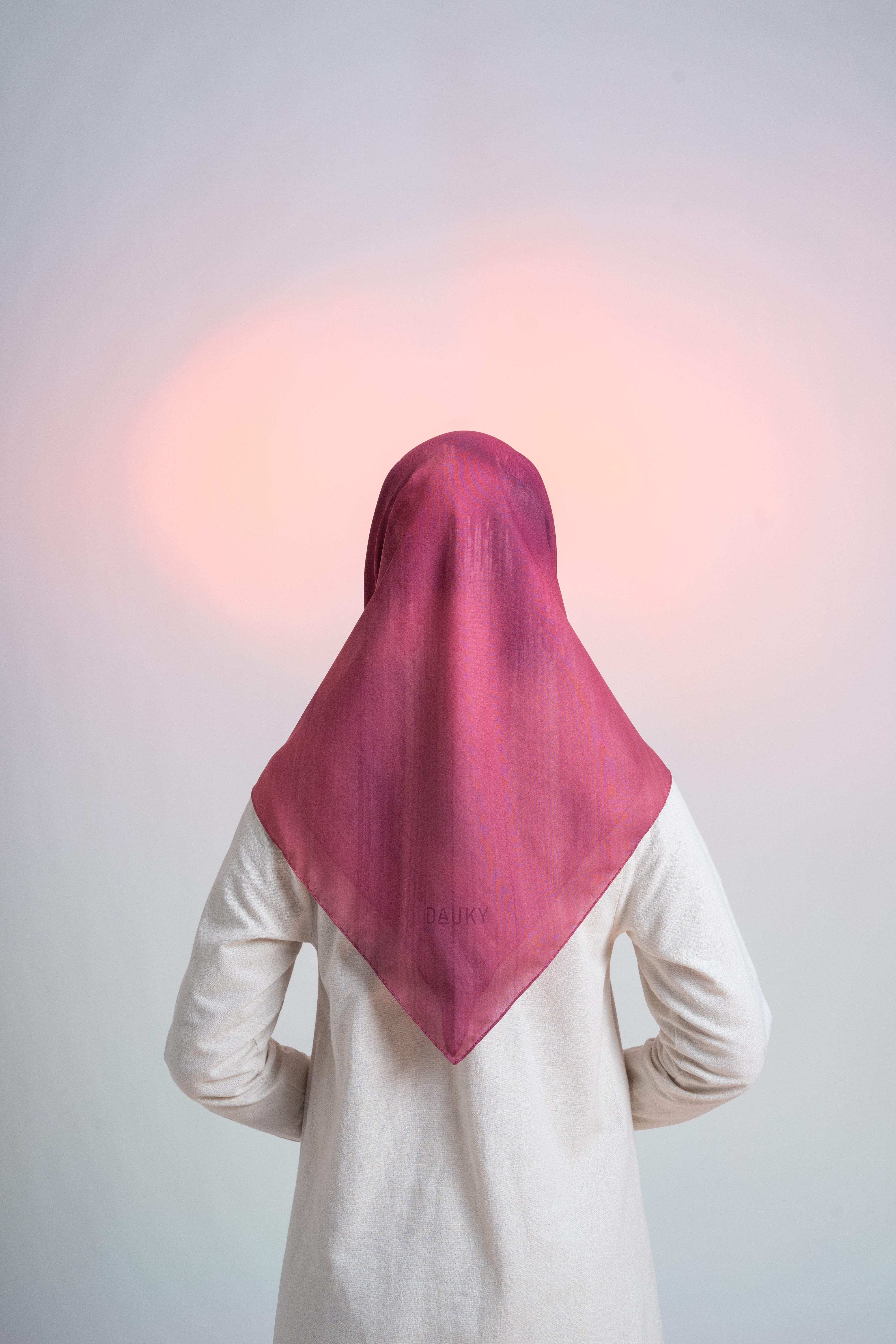 Sydney Brushed Scarf - Pomegranate
