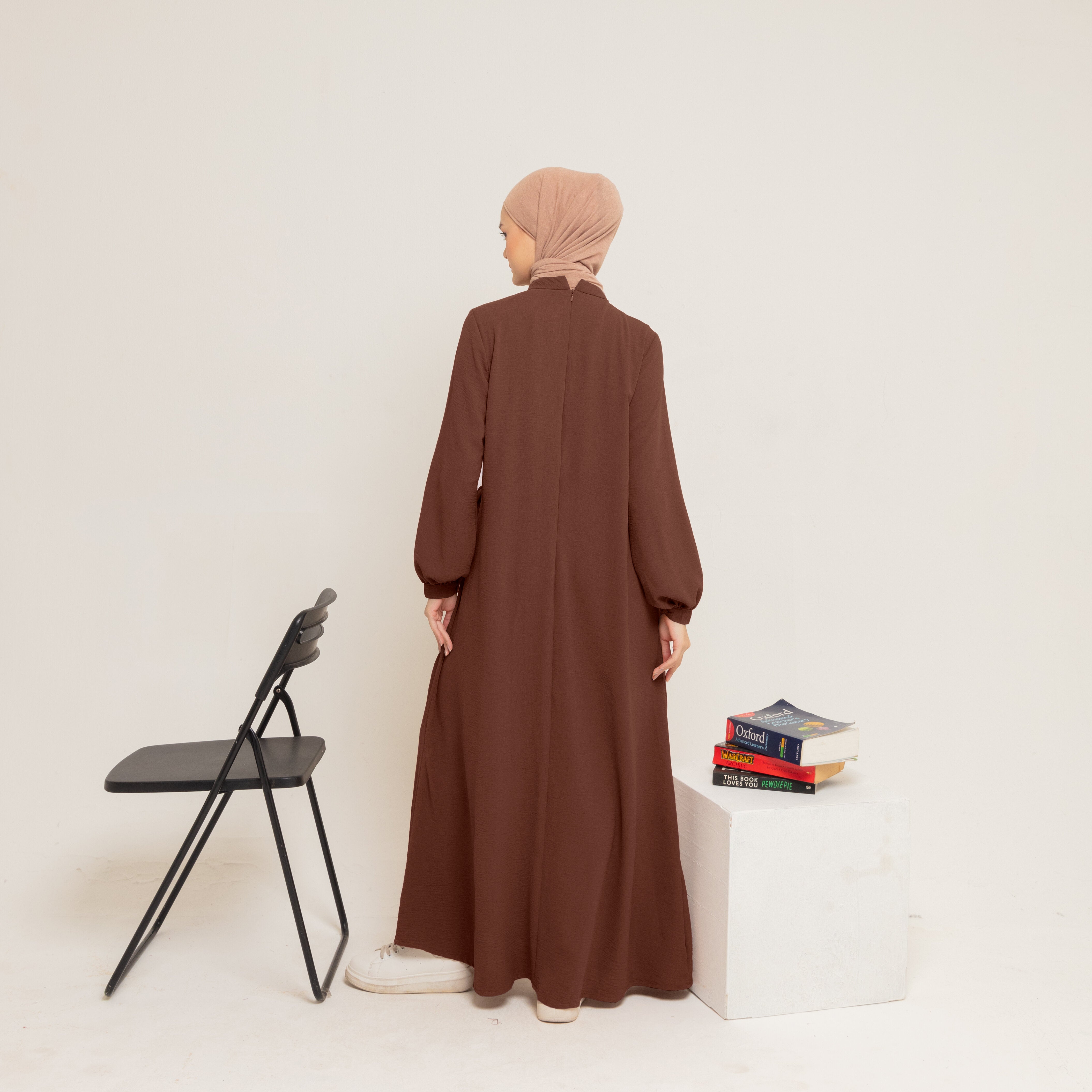 L Dress Side Belt - Caramel