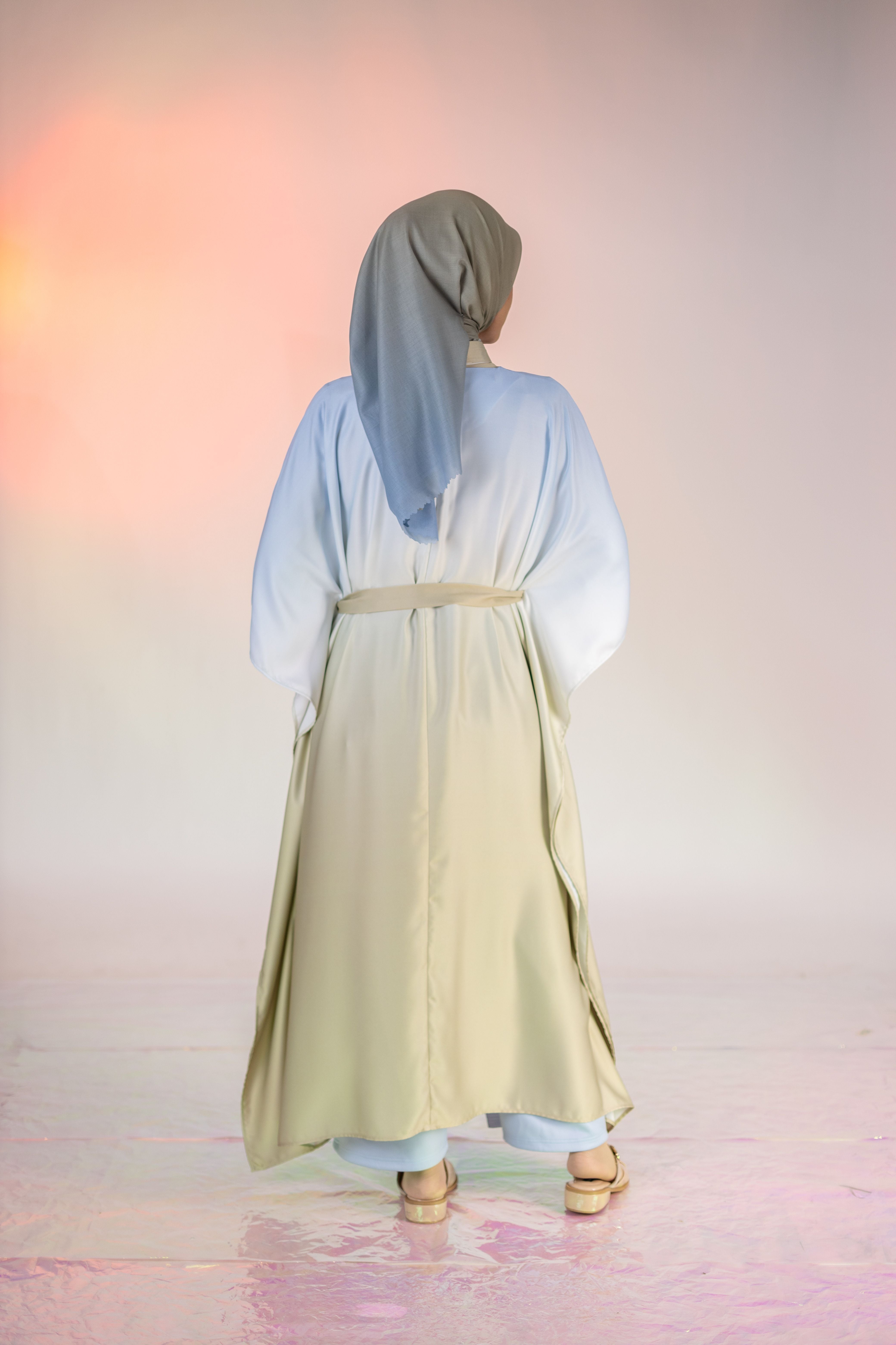 L Dress Kaftan Ombre - Sand