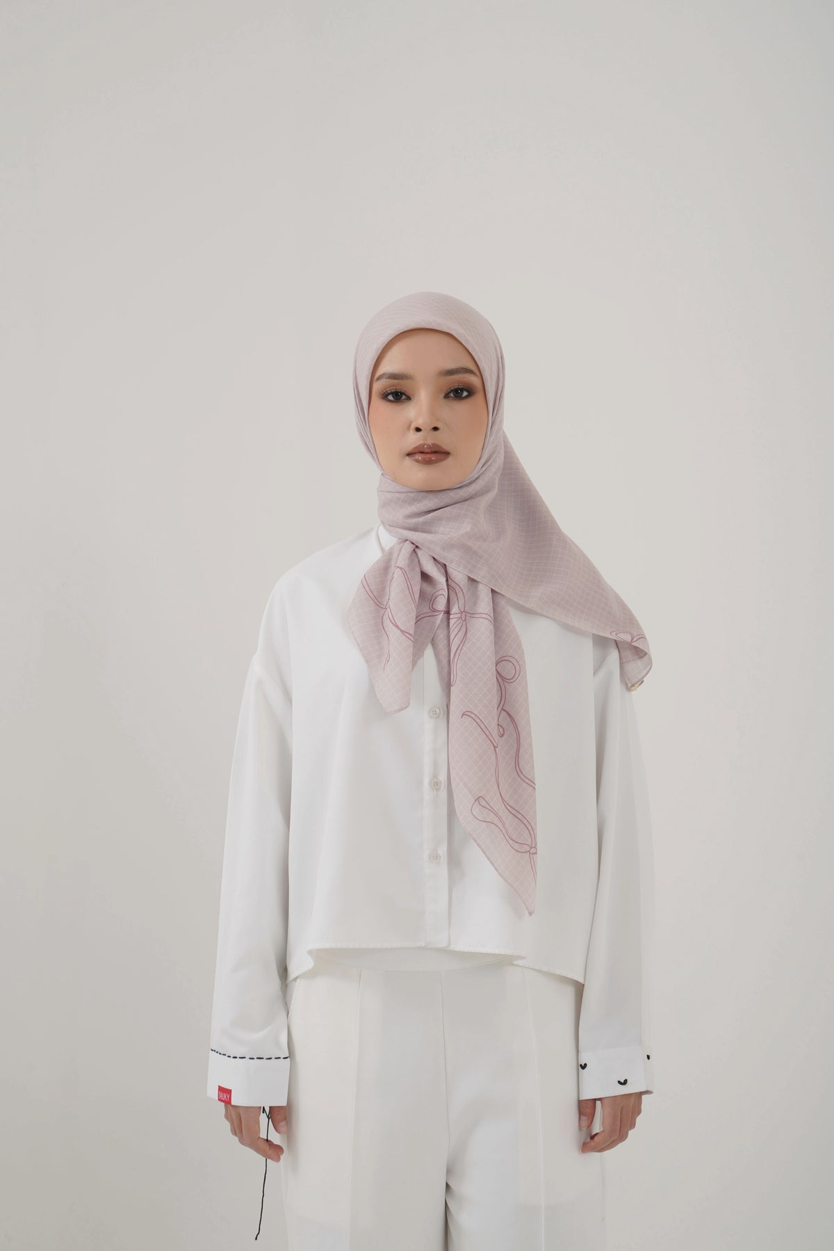 Ribbon Geo Scarf
