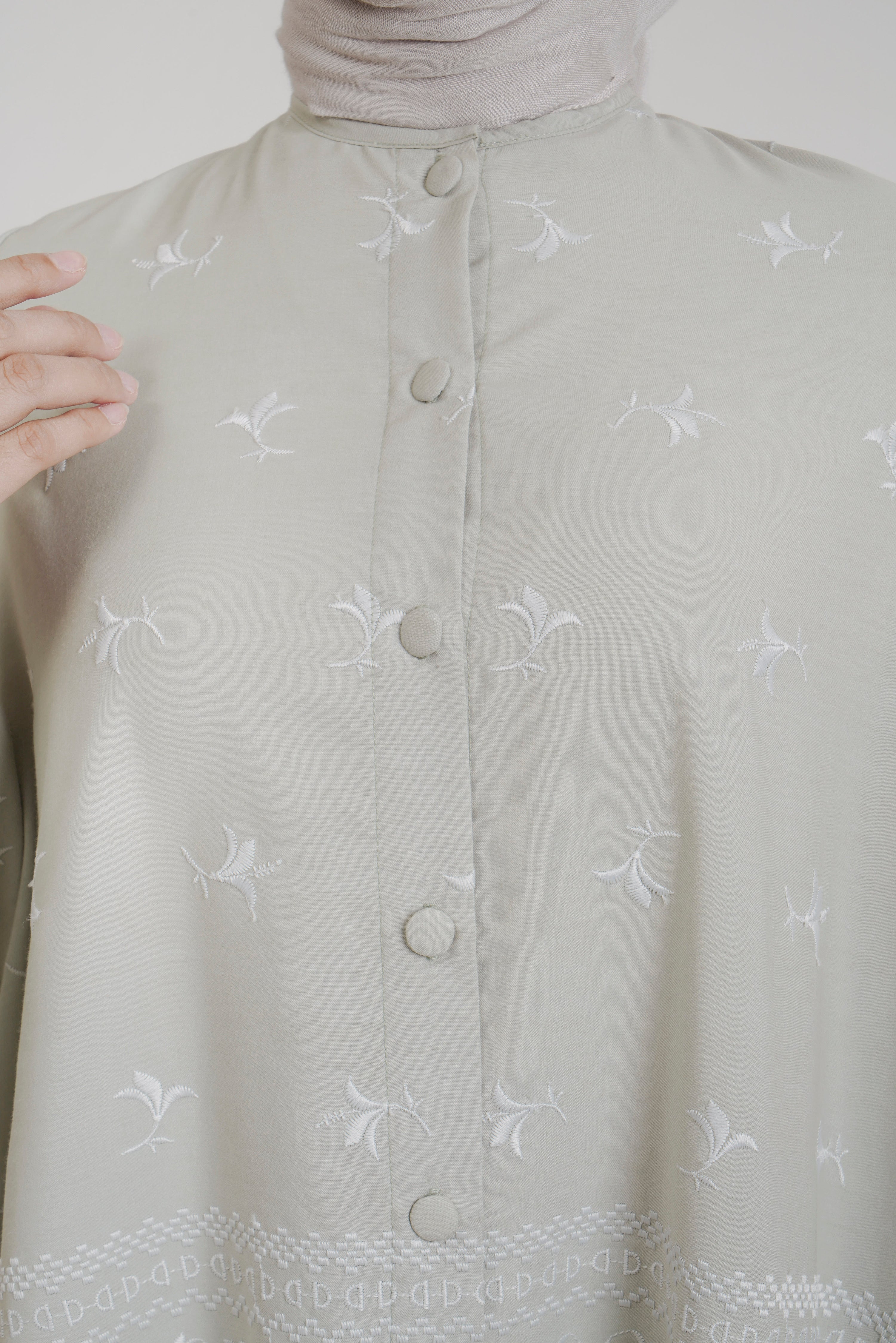 L Dress Wide Bloom Embro