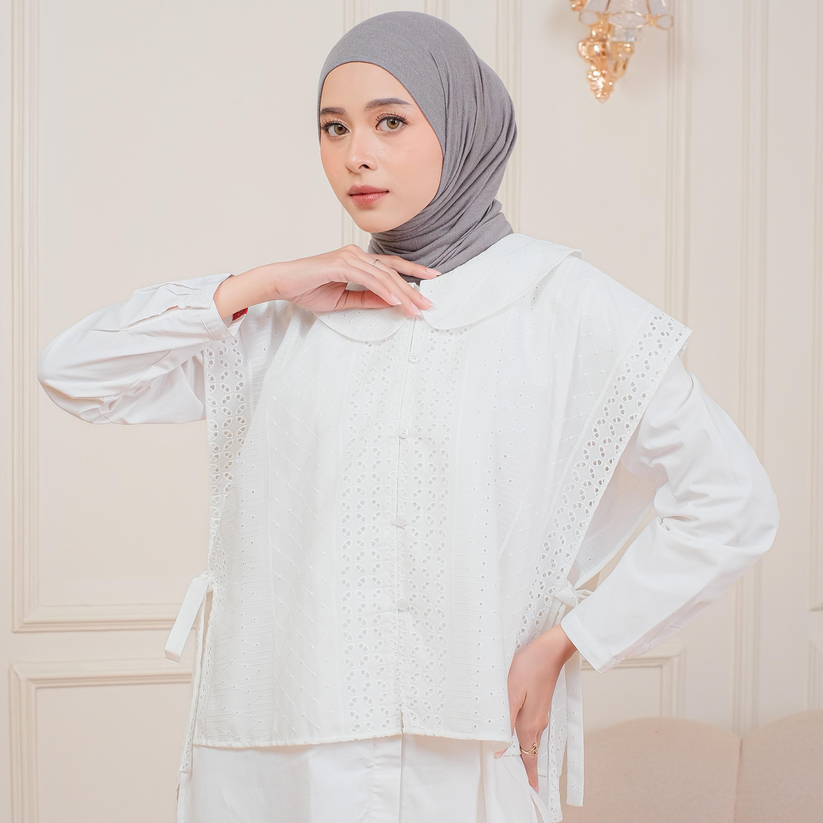 VEST STRING LACE COTTON