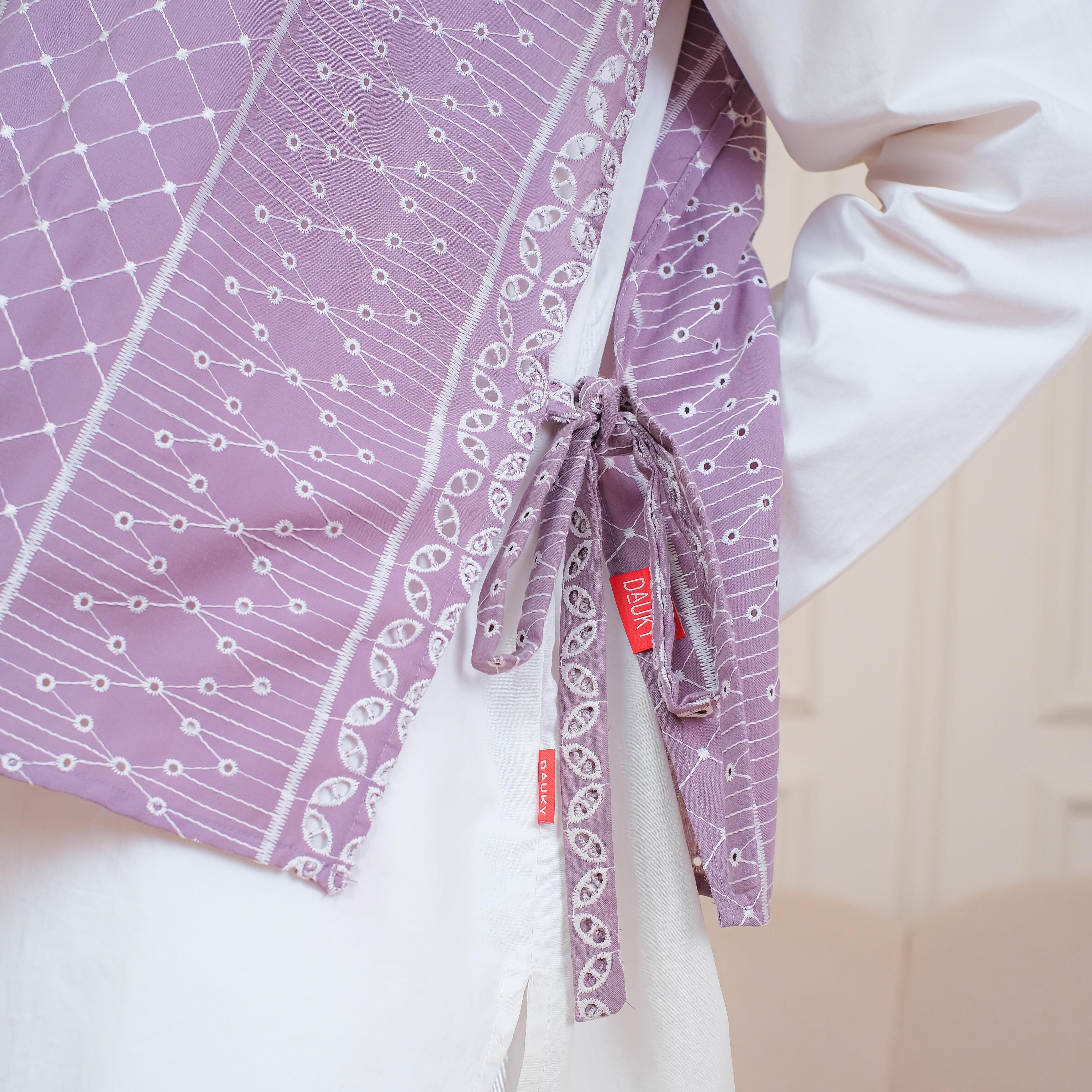 VEST STRING LACE COTTON