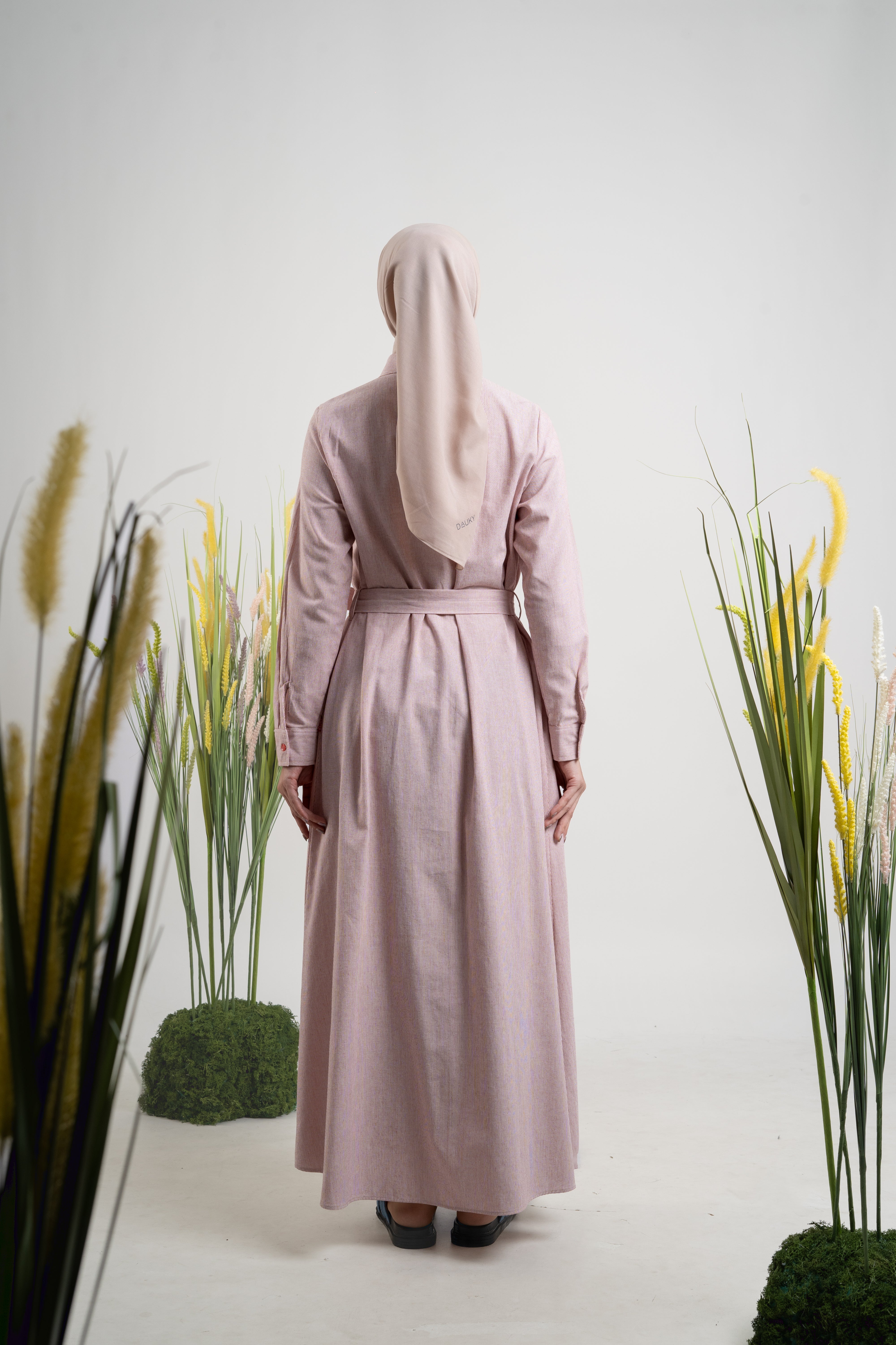 L Dress Wild Flower - Dusty Pink