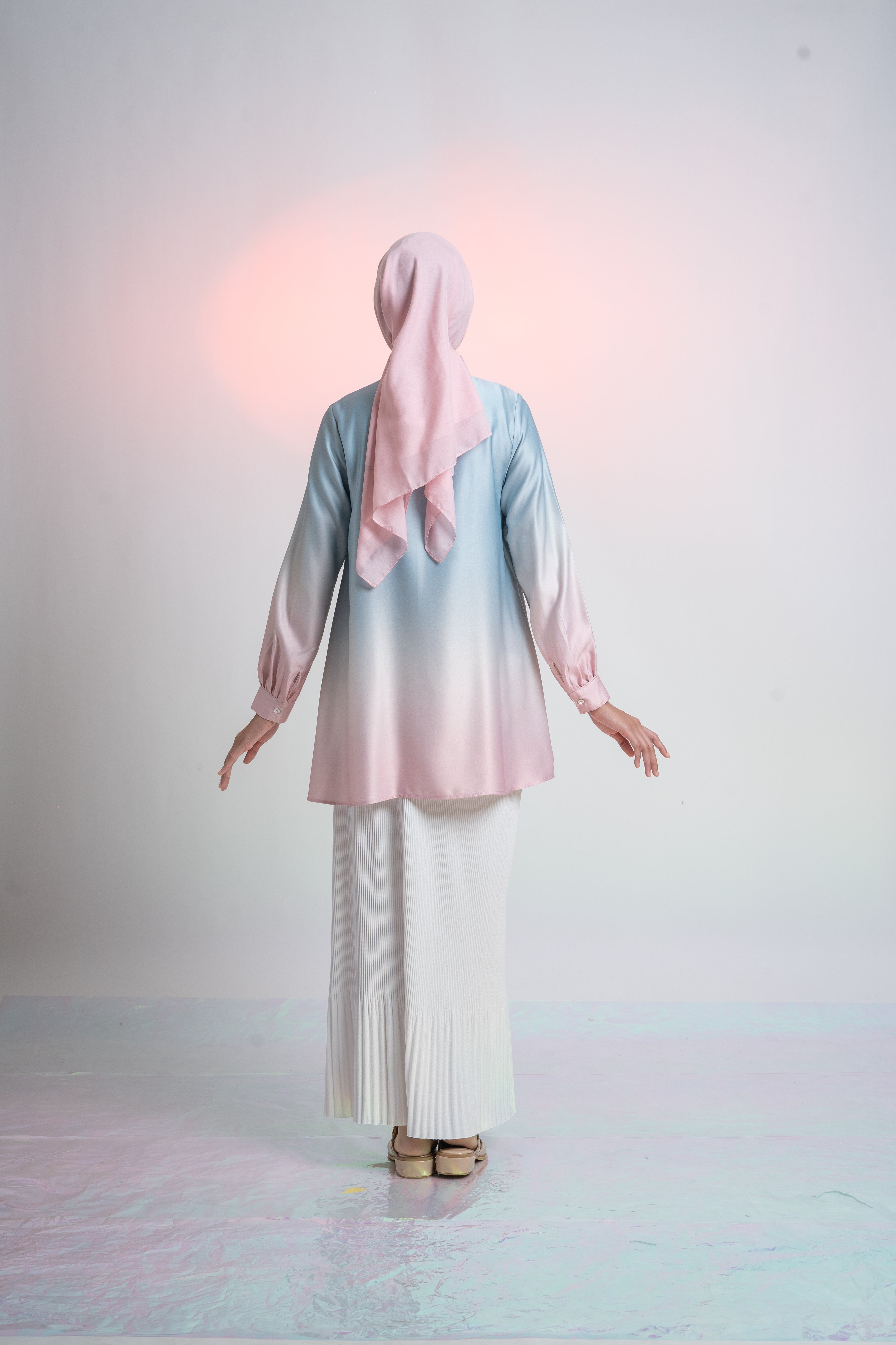M Tunic Basic Ombre - Blue