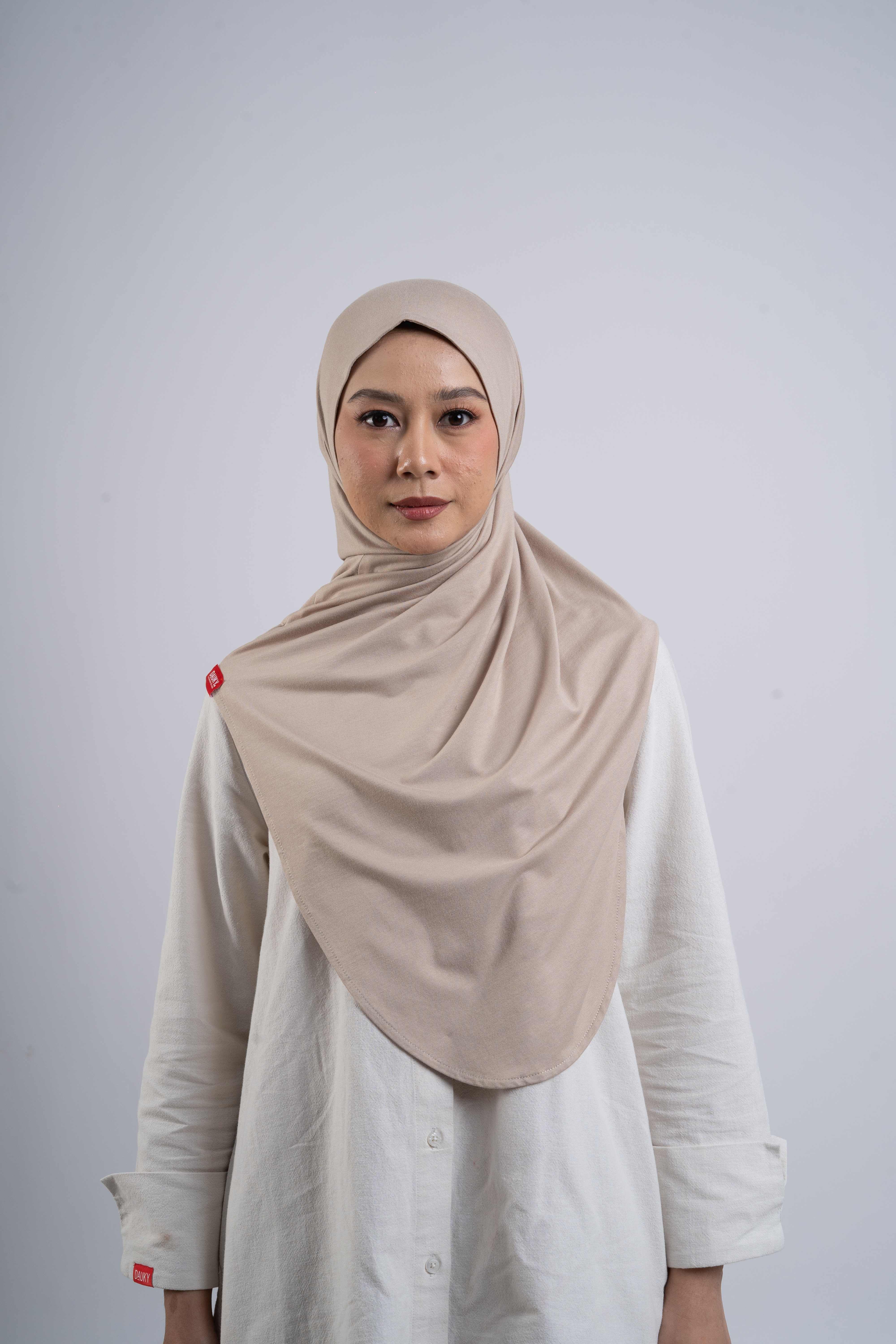 Curvy Instant Hijab - Khaky