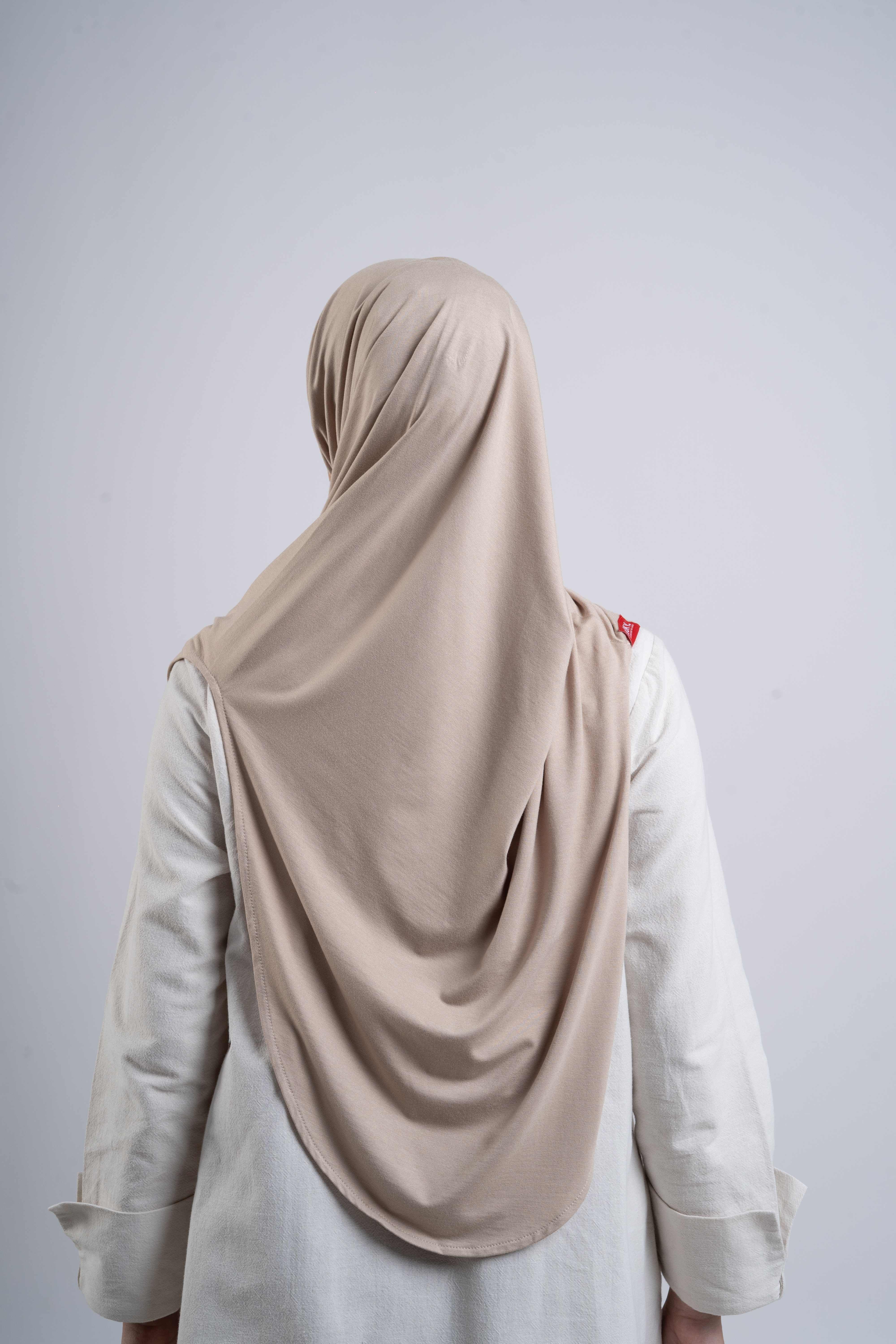 Curvy Instant Hijab - Khaky