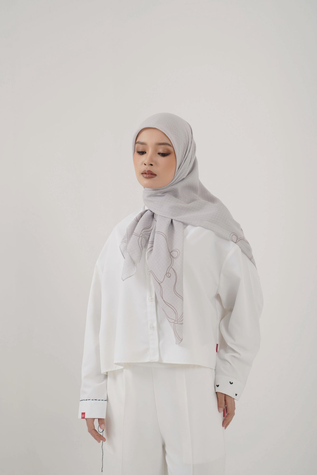 Ribbon Geo Scarf