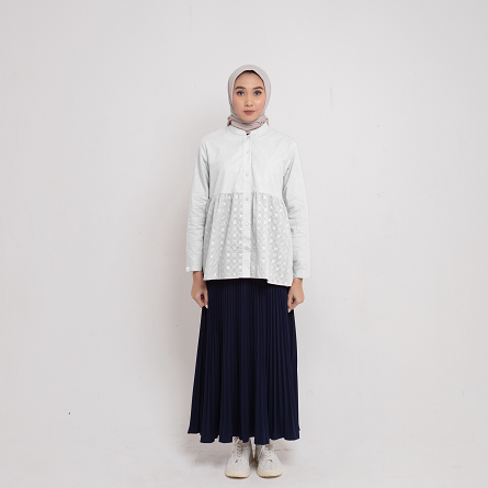 DAUKY Chantily Atasan Wanita S Tunik Texture