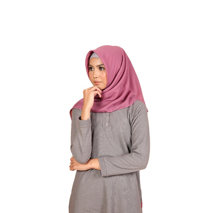 Dauky Segiempat Polos Basic Voal Scarf