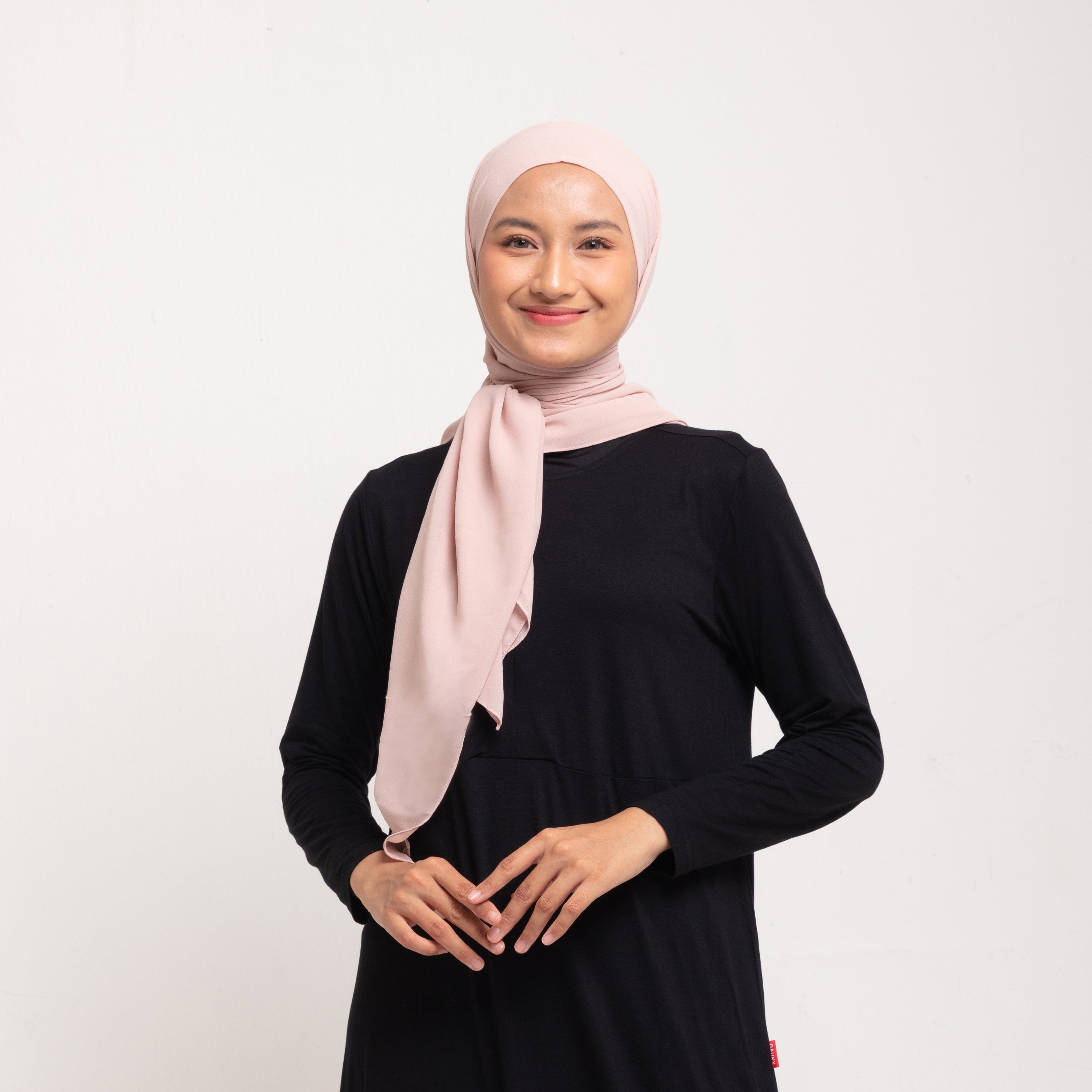 Hijab Square Instan - Cream