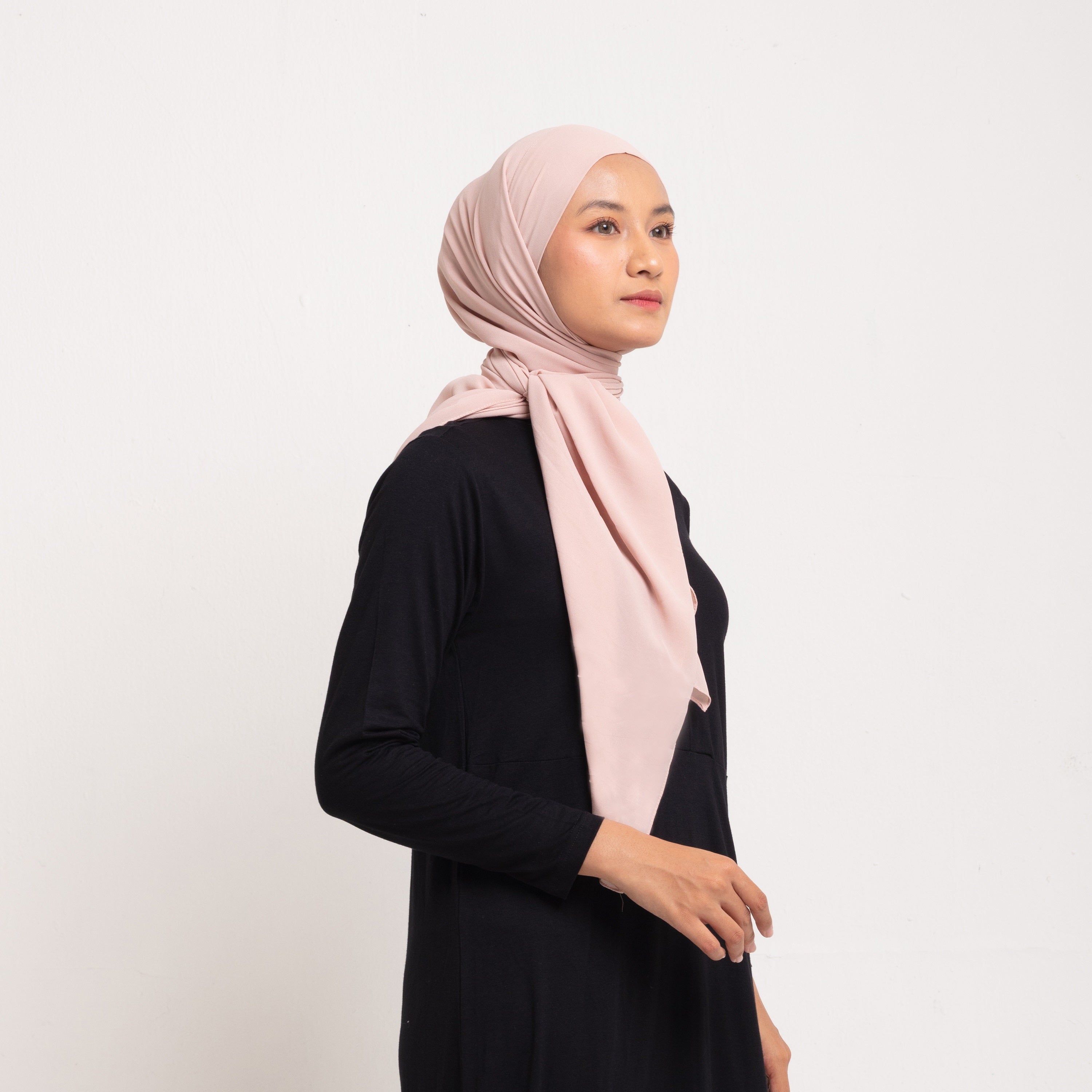 Hijab Square Instan - Cream