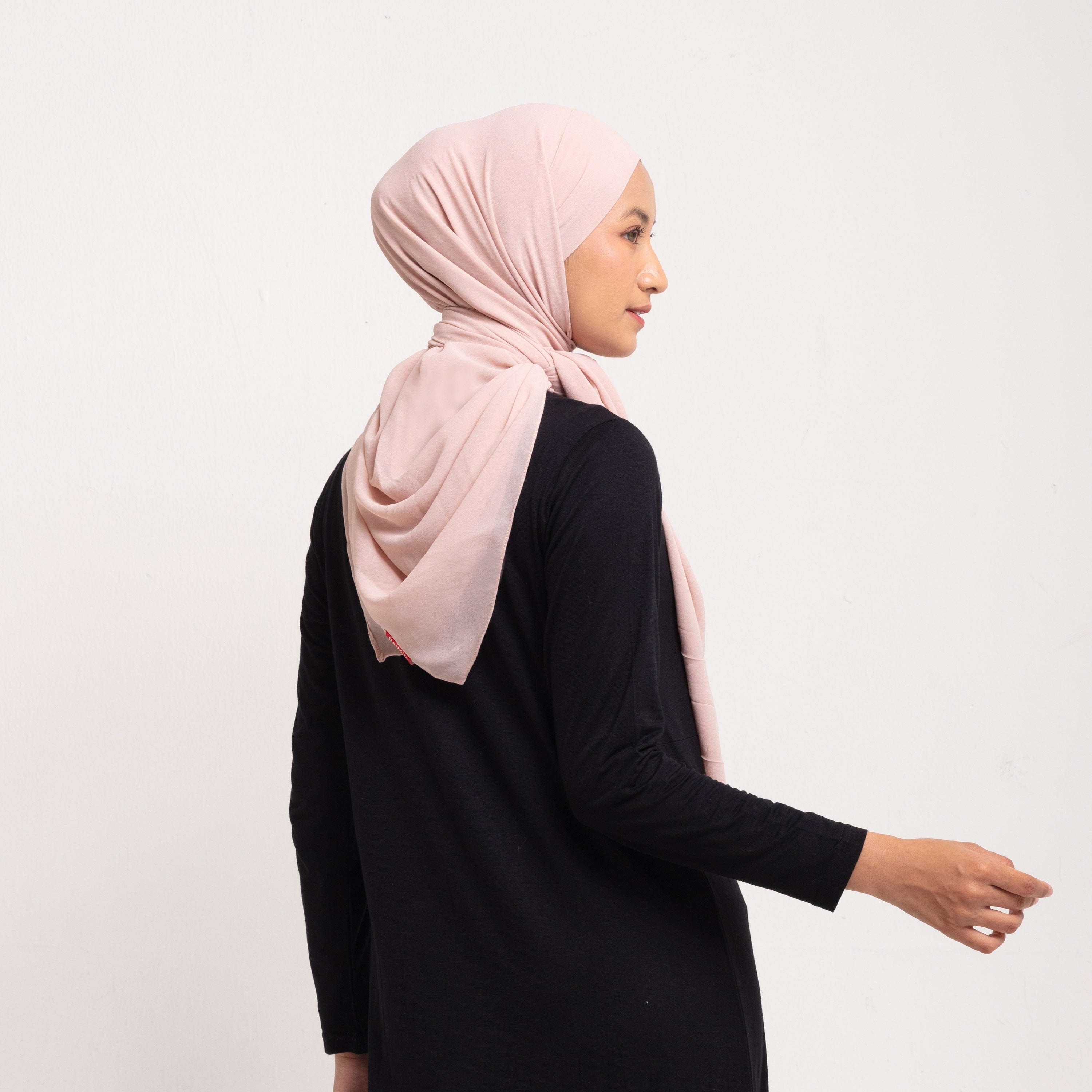 Hijab Square Instan - Cream