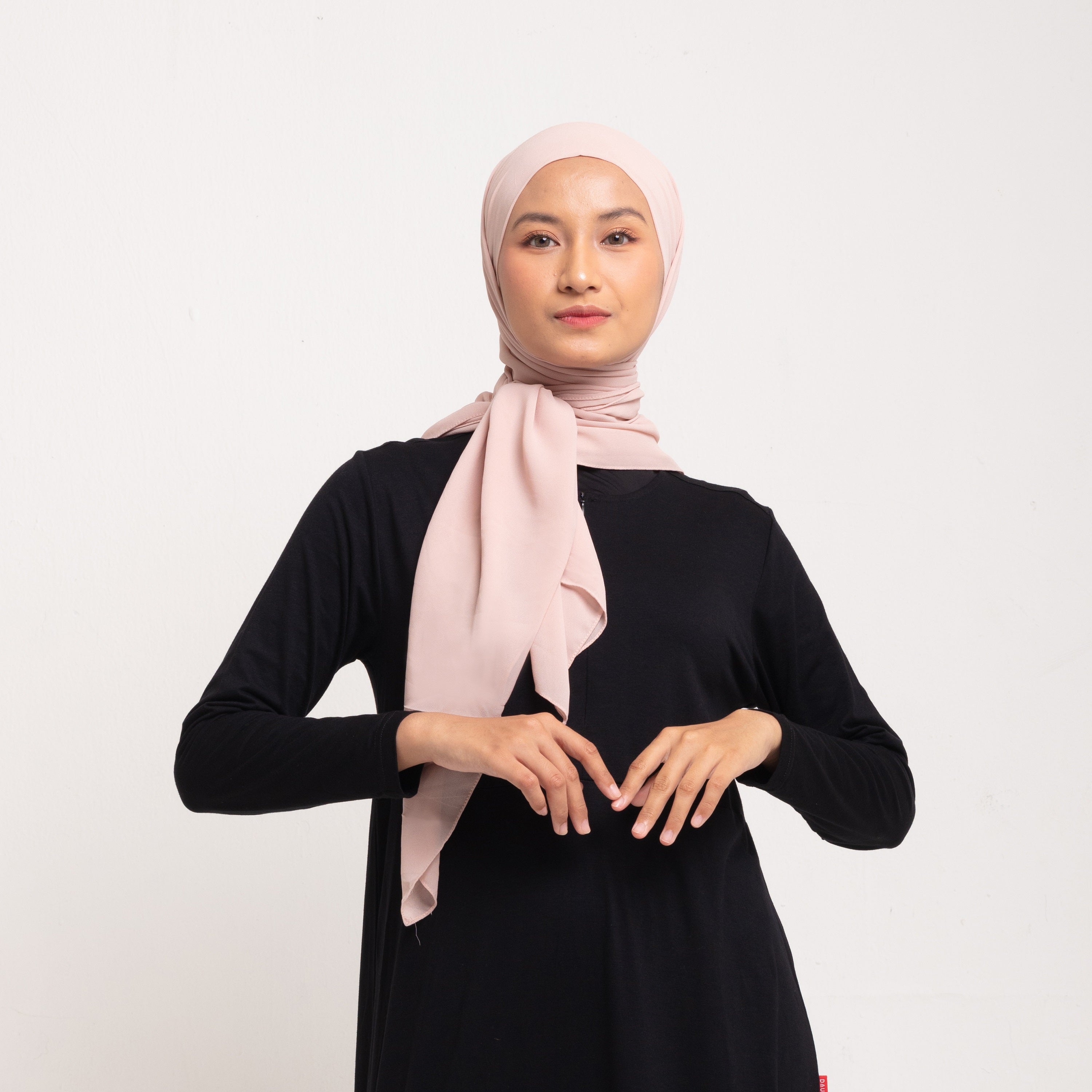 Hijab Square Instan - Cream